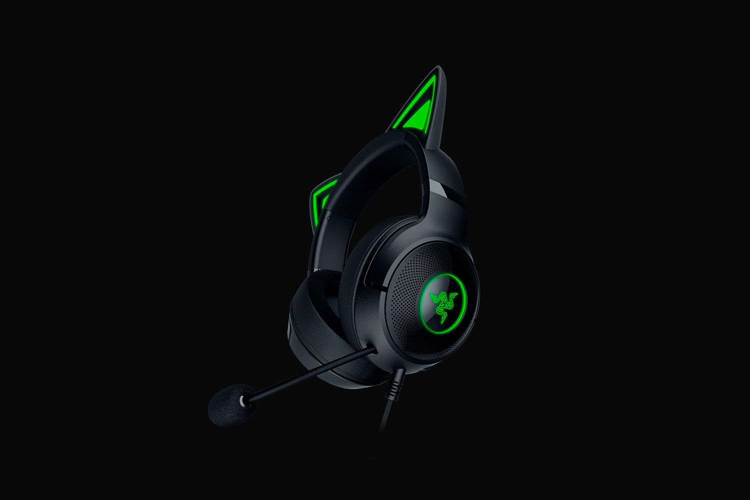 RAZER Kraken Kitty V2 Gaming-Headset (Rauschunterdrückung, Stummschaltung)