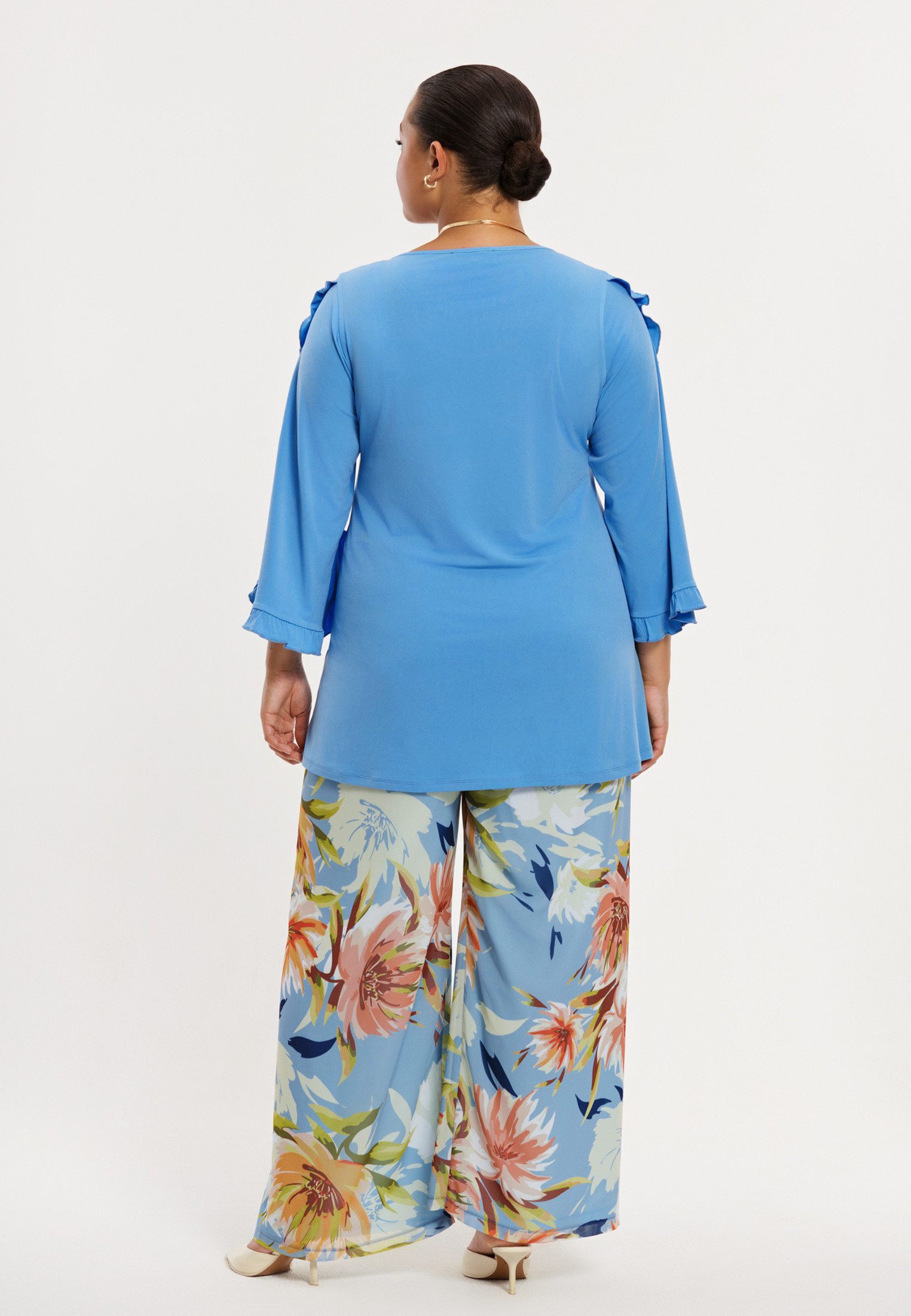 YOEK Tunika Damen Tunika Flare Fit
