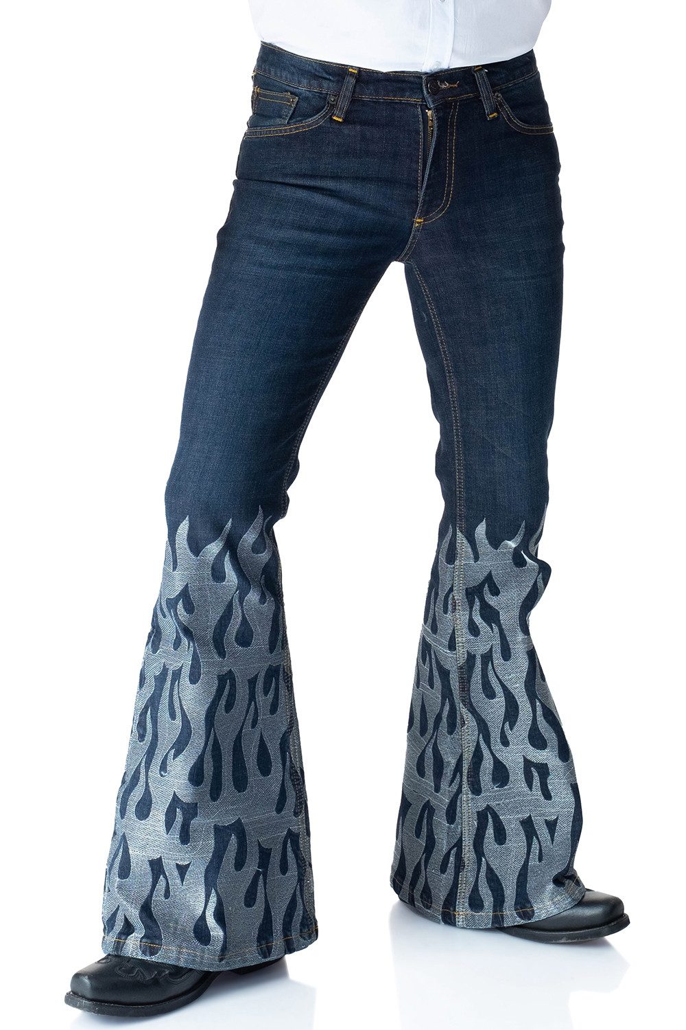 Schlagjeans Herren STAR FLAMES