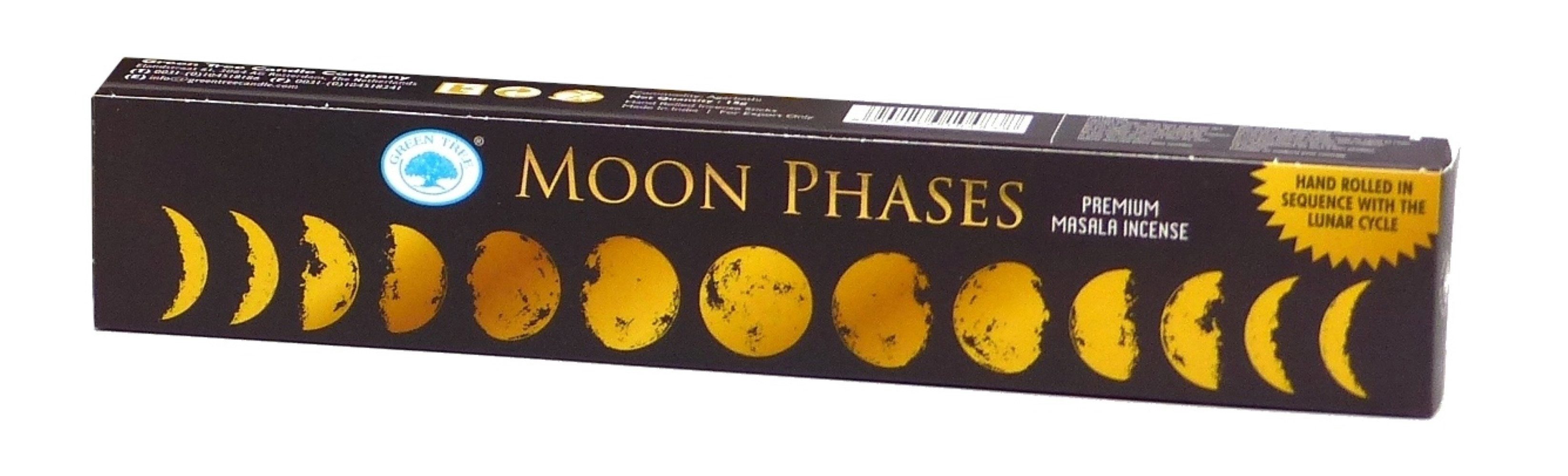 Green Tree Räucherstäbchen Green Tree Incense "Moon Phases" 15gr.