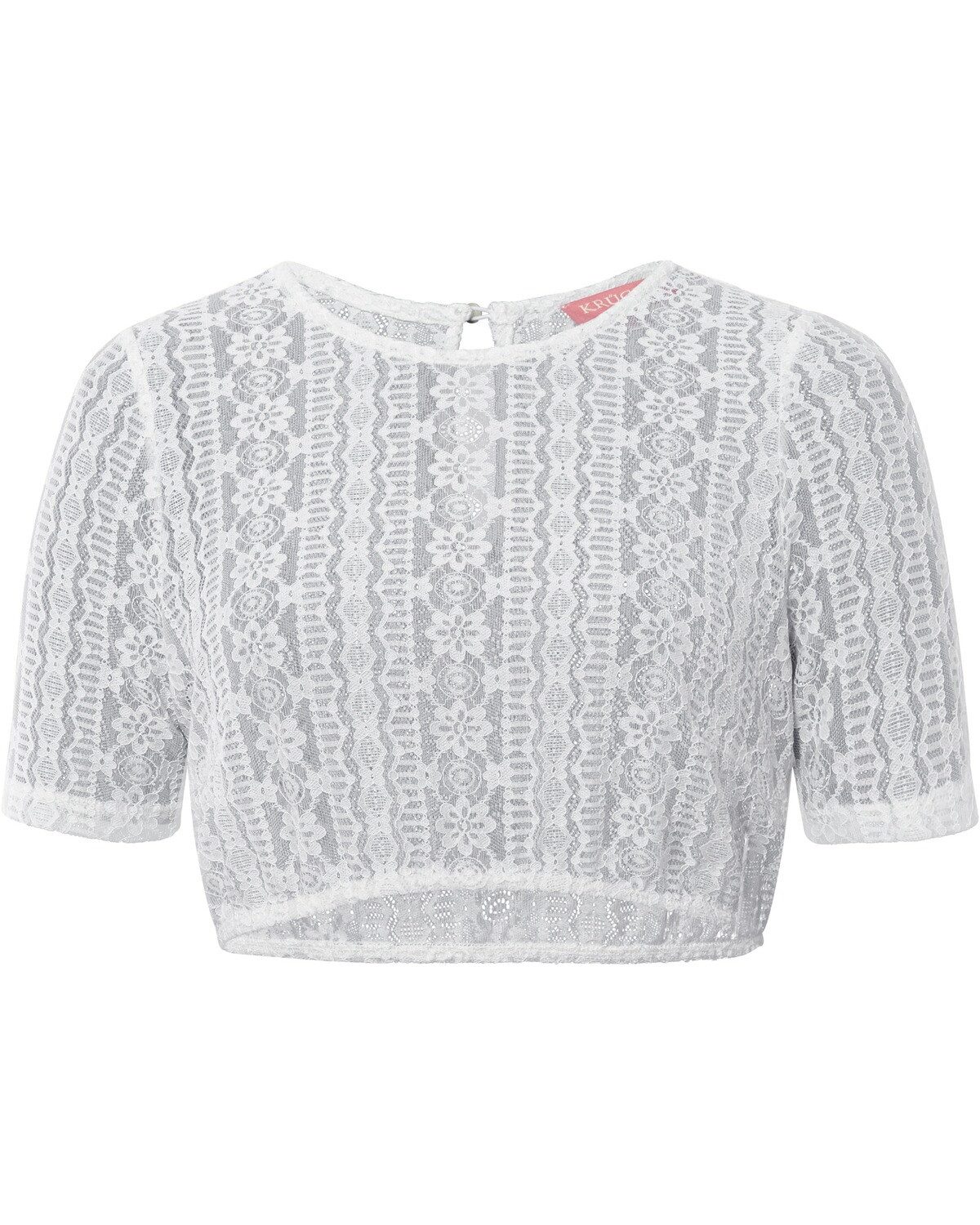 Dirndlbluse Halbarm-Dirndlbluse aus Spitze