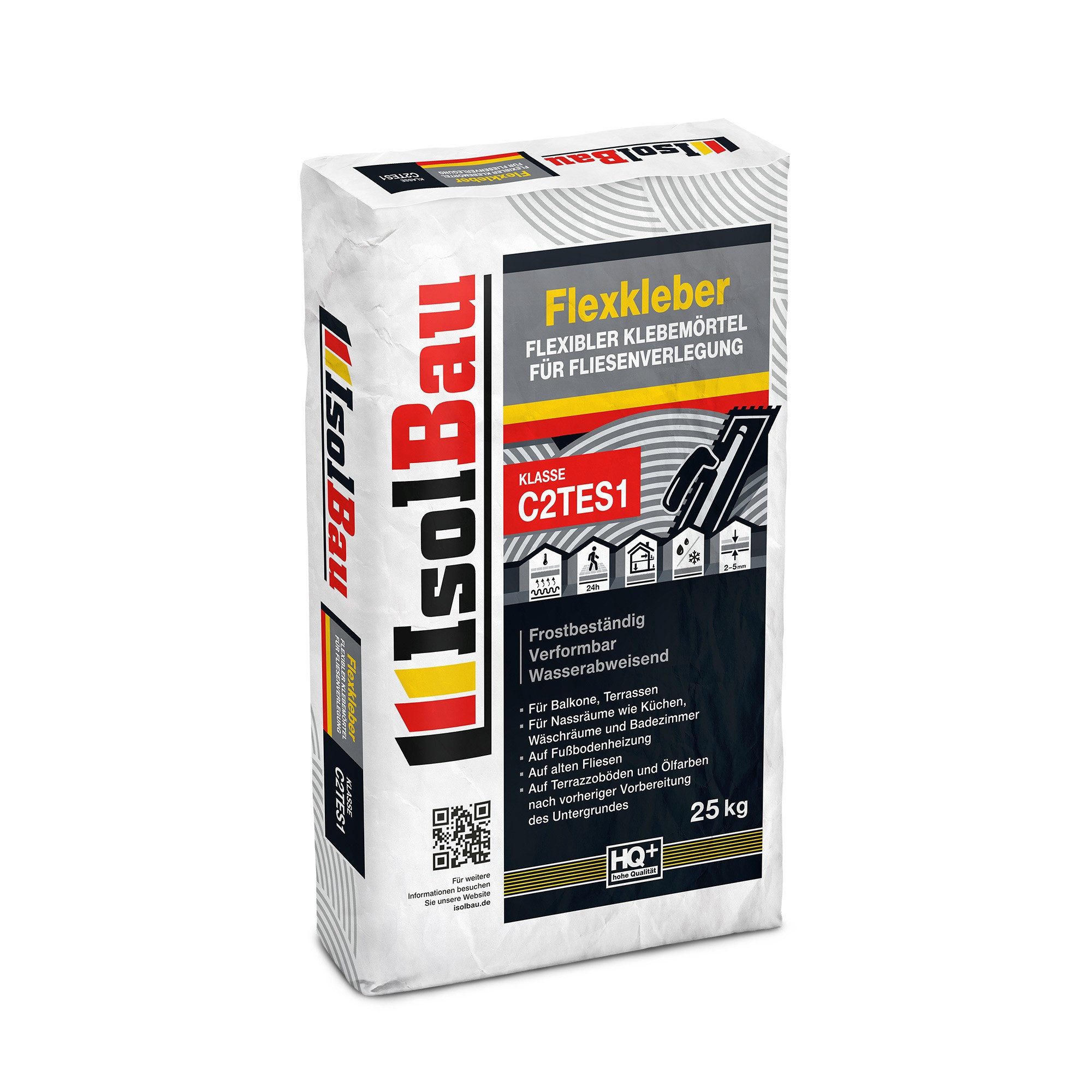 None Fliesenkleber Flexkleber C2TES1 Fliesenkleber 25 kg Flexmörtel Naturst günstig online kaufen