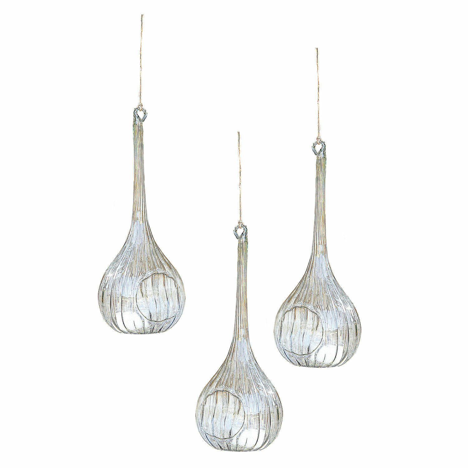 Mirabeau Windlicht Hängewindlicht 3er Set Fairlie klar (3er Set, 3er Set), none