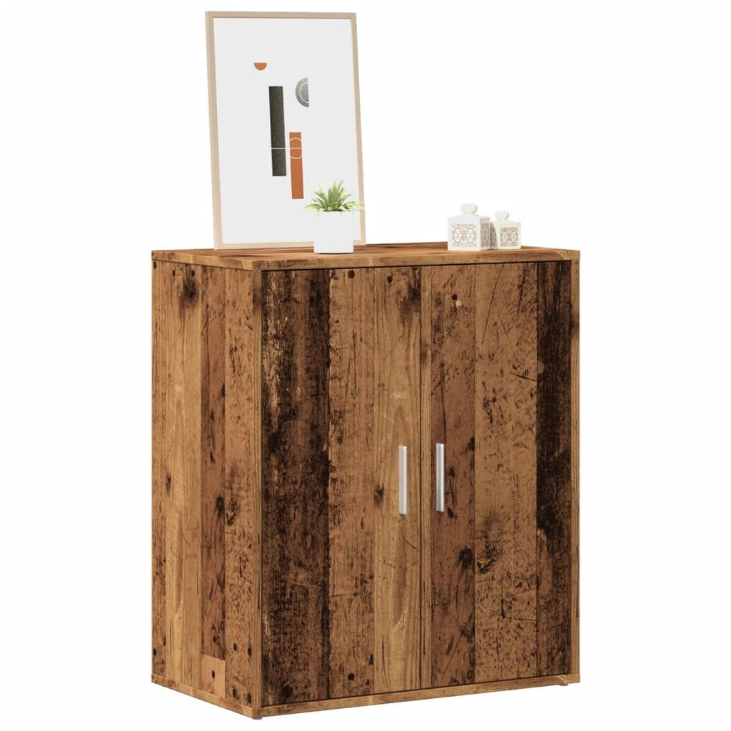 vidaXL Schuhschrank Schuhregal Altholz-Optik 60x35x70 cm Holzwerkstoff günstig online kaufen