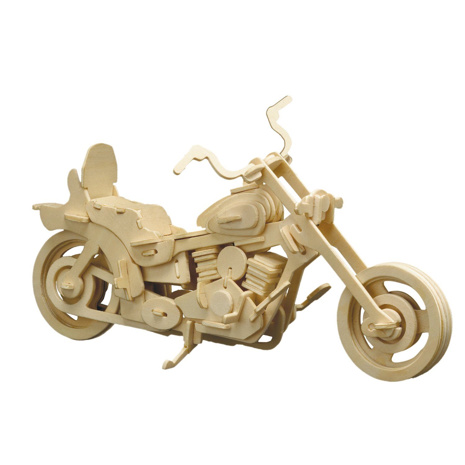 Pebaro 3D-Puzzle Holzbausatz Motorrad, 868/2, 96 günstig online kaufen