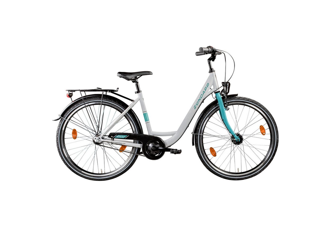 Thumbnail - Zündapp Jugendfahrrad C500, 3 Gang, Kettenschaltung, Damenfahrrad 26 Zoll Hollandrad 160 - 175 cm mit 3 Gang Cityrad