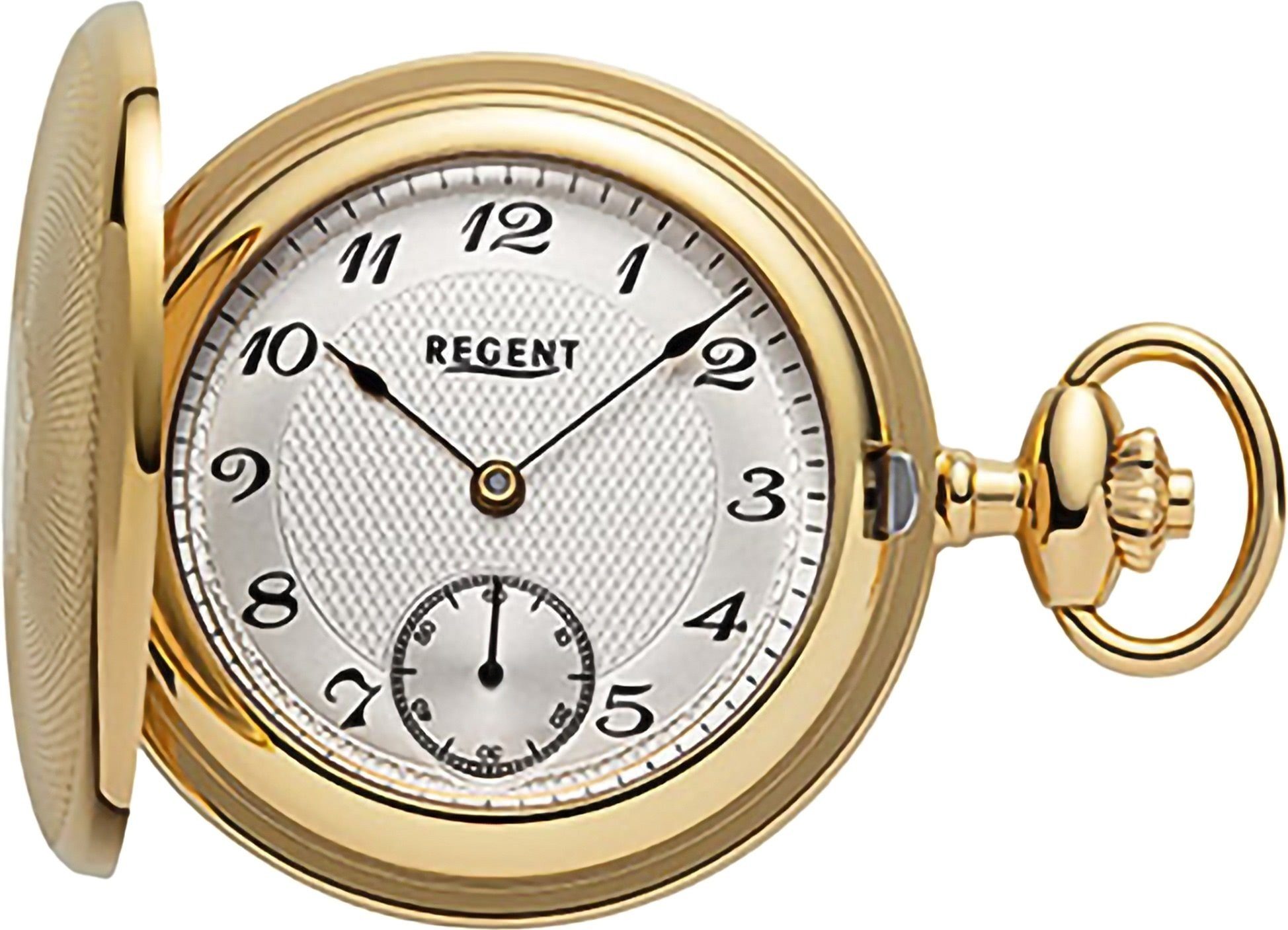 Herrenuhr Regent extra Taschenuhr Regent (Analoguhr), Gehäuse, Analog groß Taschenuhr, Gehäuse, Herren (ca. rundes 48mm) Taschenuhr