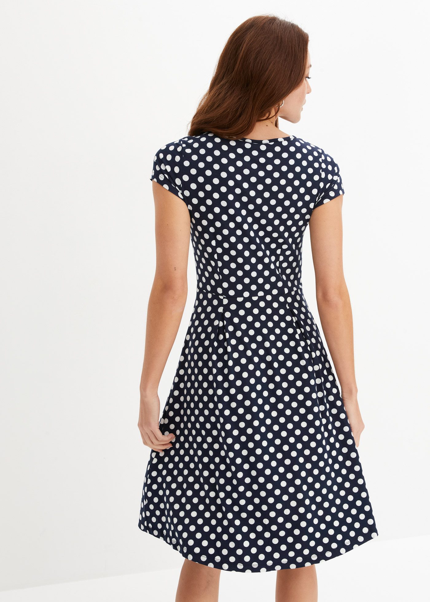 bonprix Jerseykleid (1-tlg) für sommerliche Tage, aus Viskose-Mix, ausgeste günstig online kaufen
