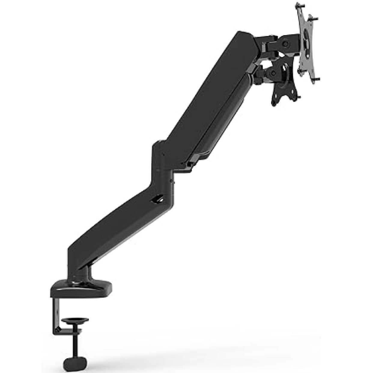 Super Solu Monitor-Halterung verstellbare Bildschirm Halterung, 33-68,6 cm(13"-27) Schwarz, (bis 27 Zoll, Traglast 8 kg, 1-tlg., VESA 75x75mm und 100x100mm, Tischhalterung Höhenverstellbar Neigbar Schwenkbar Drehungbar)