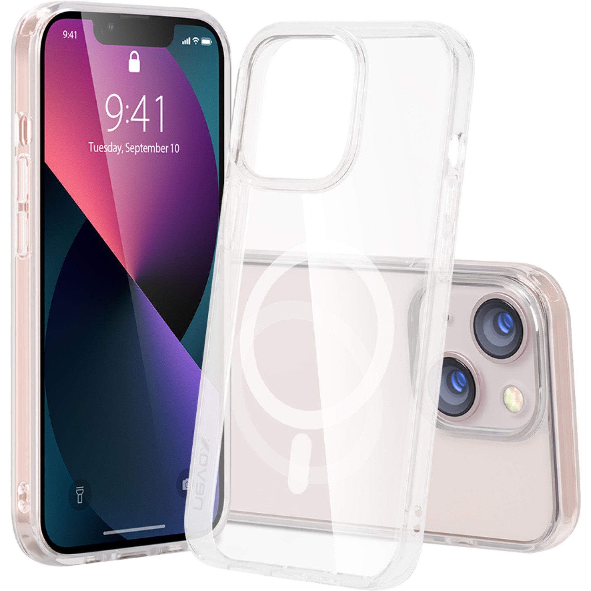nevox Displayschutzfolie Nevox StyleShell SHOCKFlex, Handyhülle, (iPhone 16