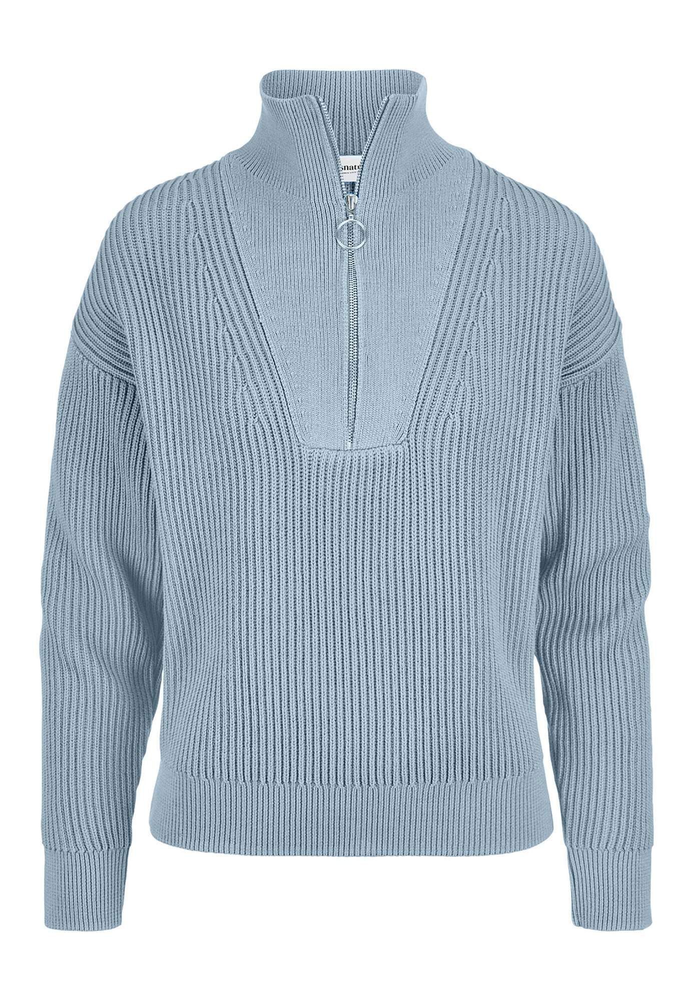 Hessnatur Strickpullover Relaxed aus reiner Bio-Baumwolle (1-tlg)