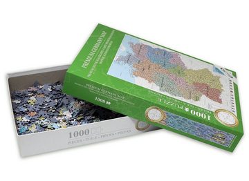 Close Up Spiel, Deutschlandkarte Puzzle 1000 Teile, 48 x 68cm
