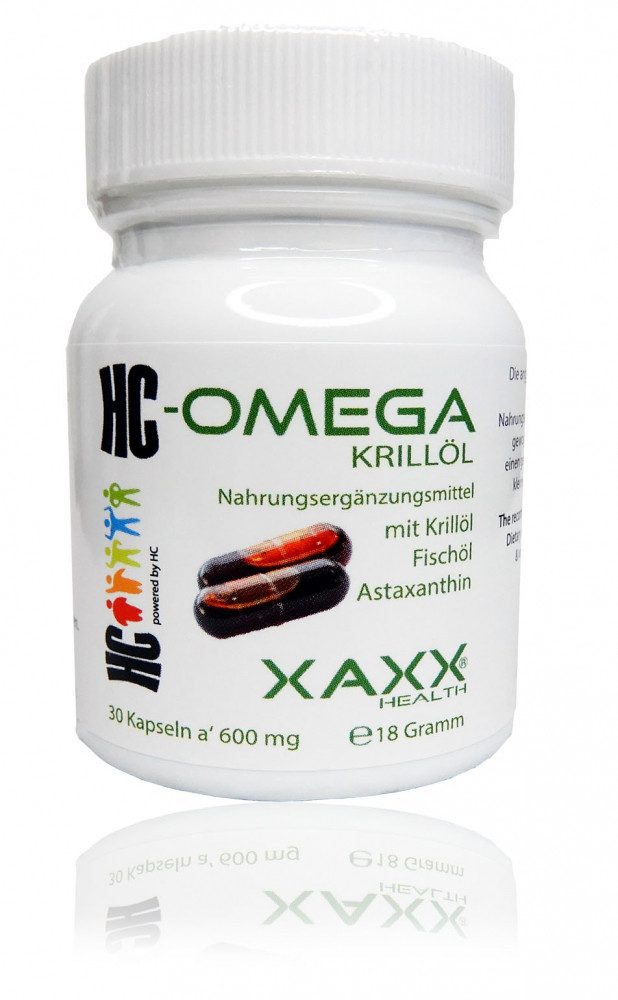 XAXX XAXX HC OMEGA Krillölkapseln, Inhalt 30 Stück Kapseln, 30 St.