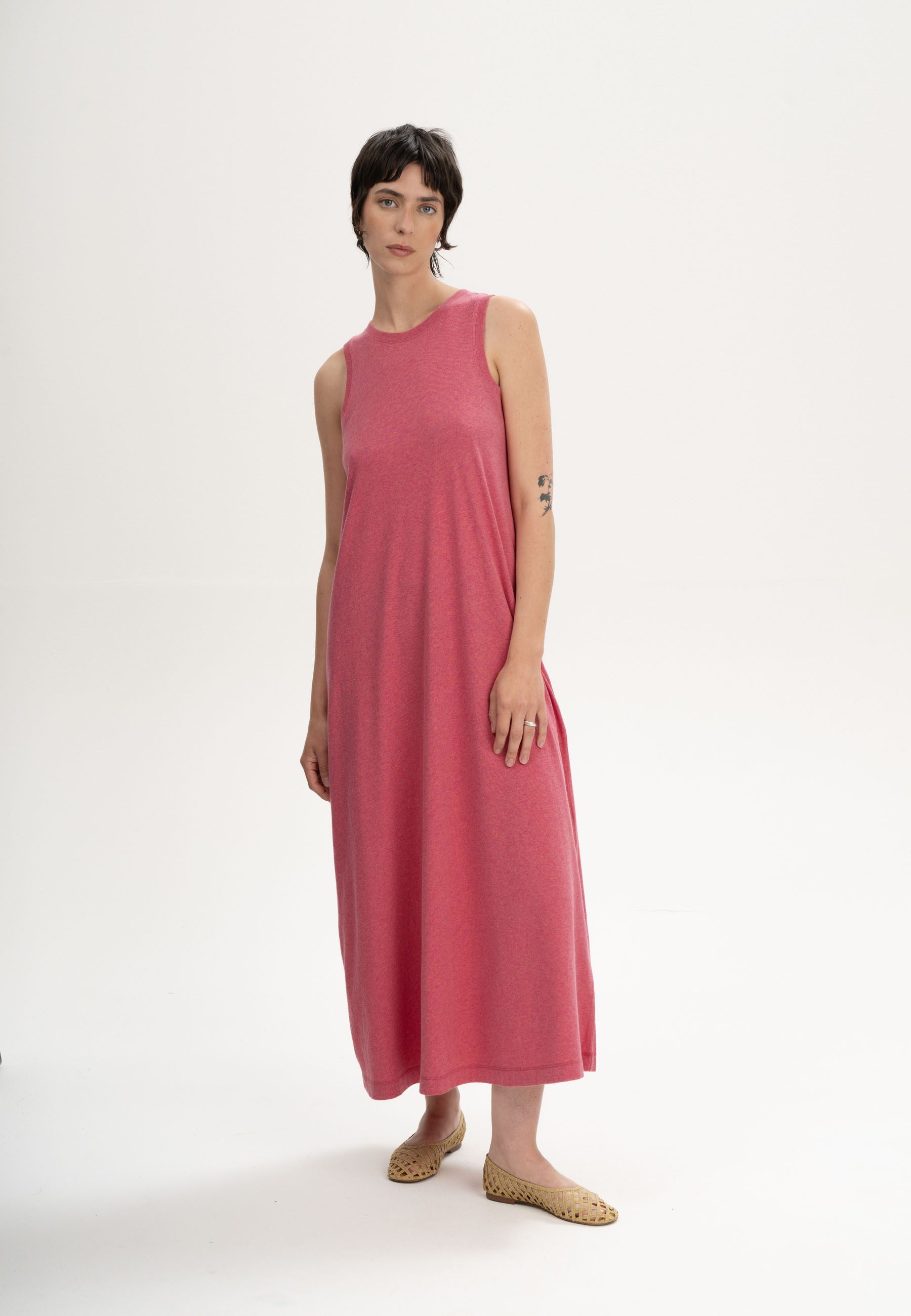 MELA Jerseykleid Maxi Kleid Style MAHIKA Ärmellos