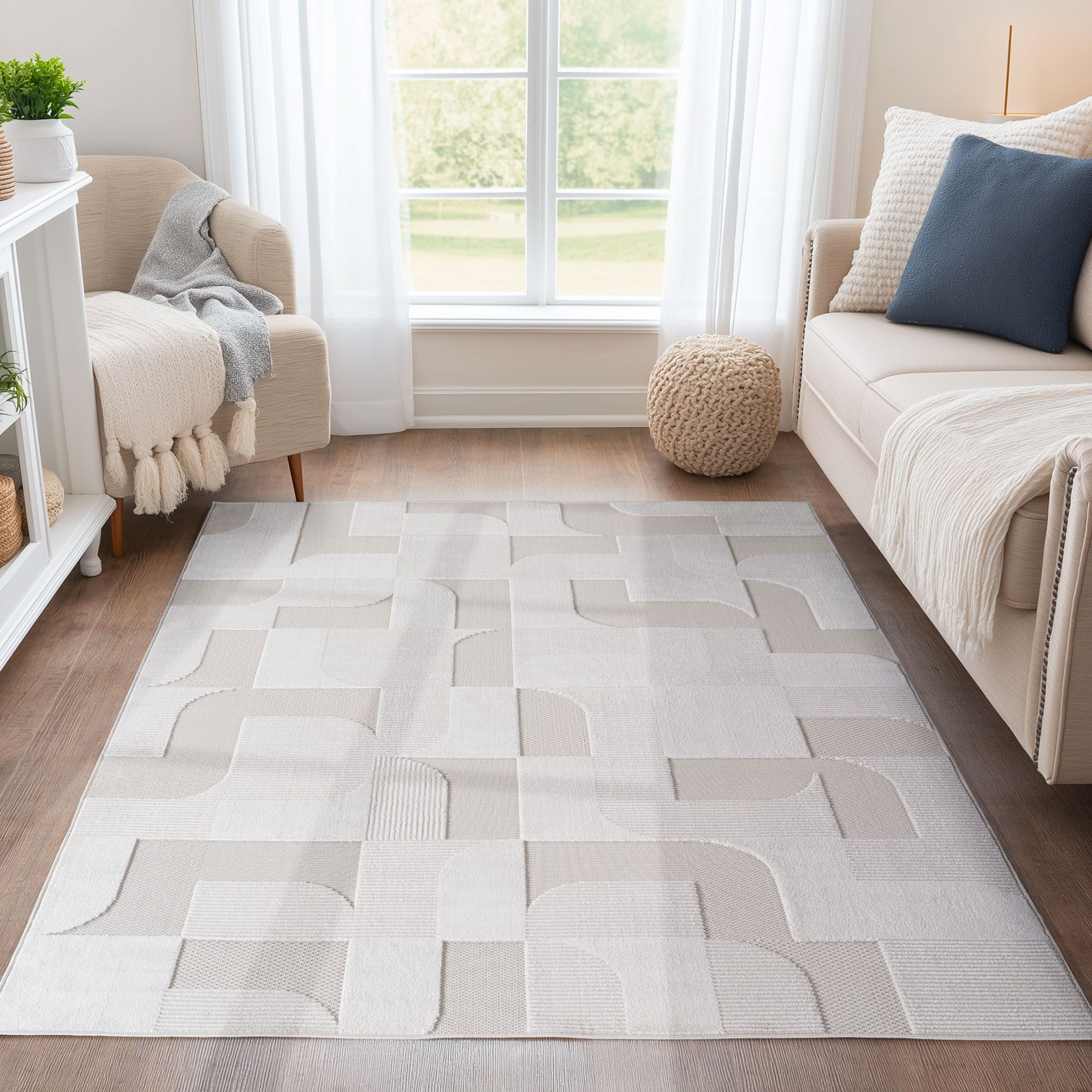 Teppium Teppich Skandinavisches Design, Rechteckig, Höhe: 20 mm, Indoor Out günstig online kaufen