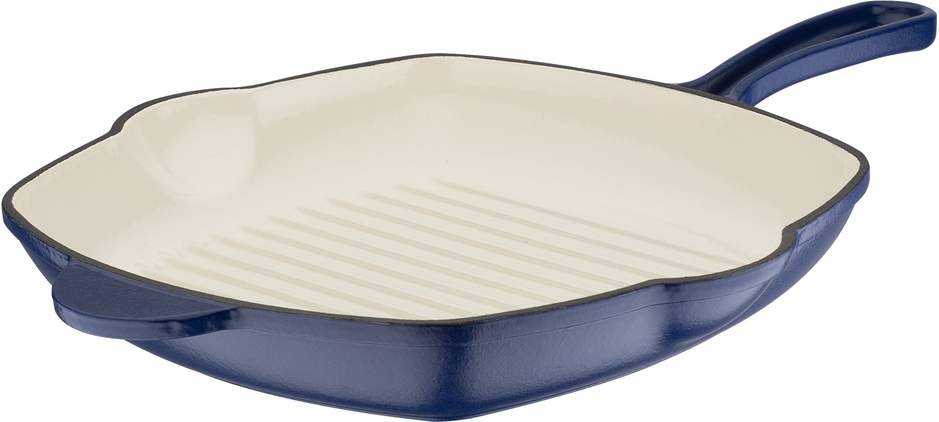 GSW Grillpfanne Blue Magic, Induktion (1-tlg), Gusseisen