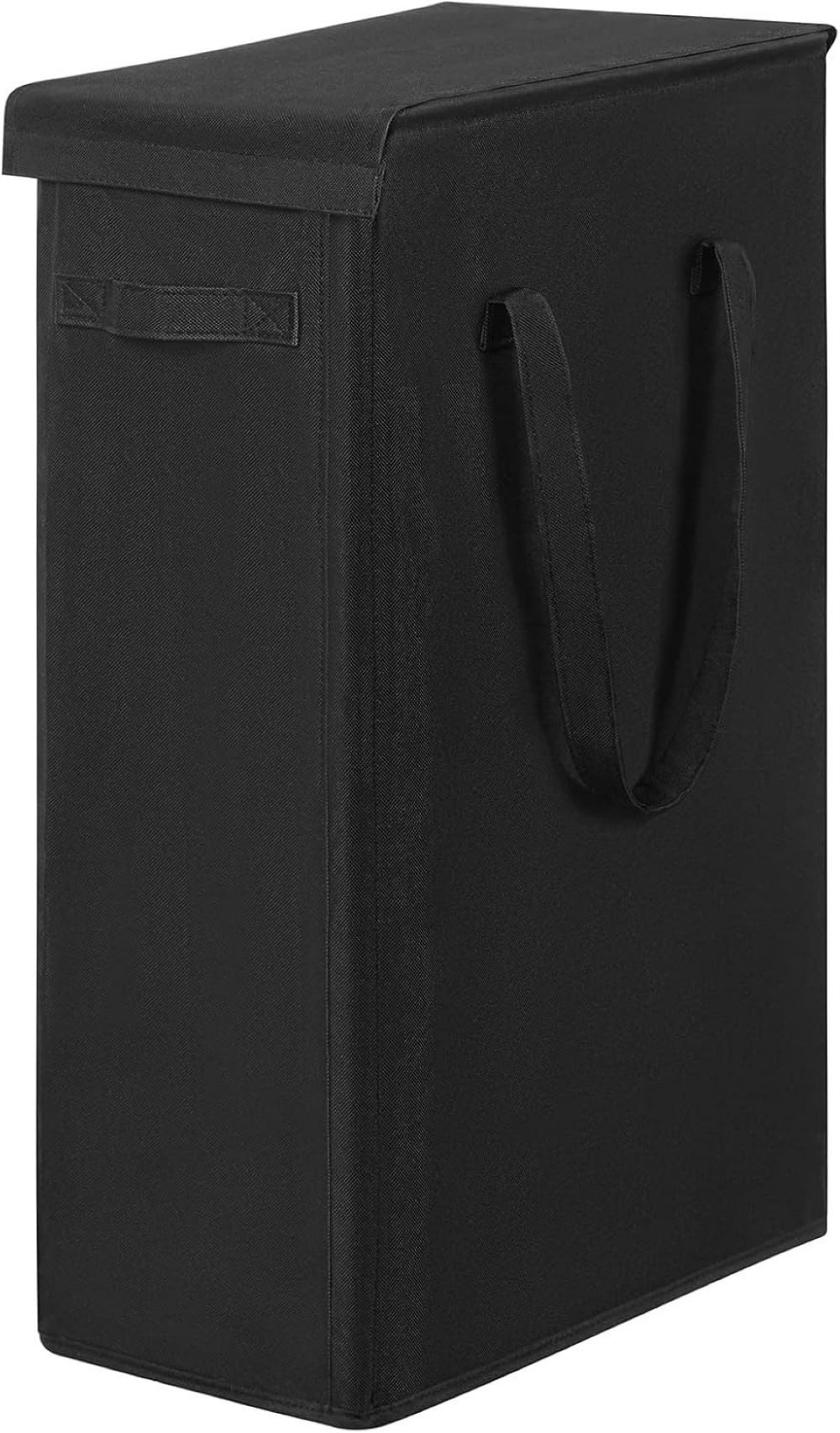 FABATO Wäschekorb 60L Schmaler Wäschekorb mit Deckel, 41 x 22 x 65 cm (1 St günstig online kaufen