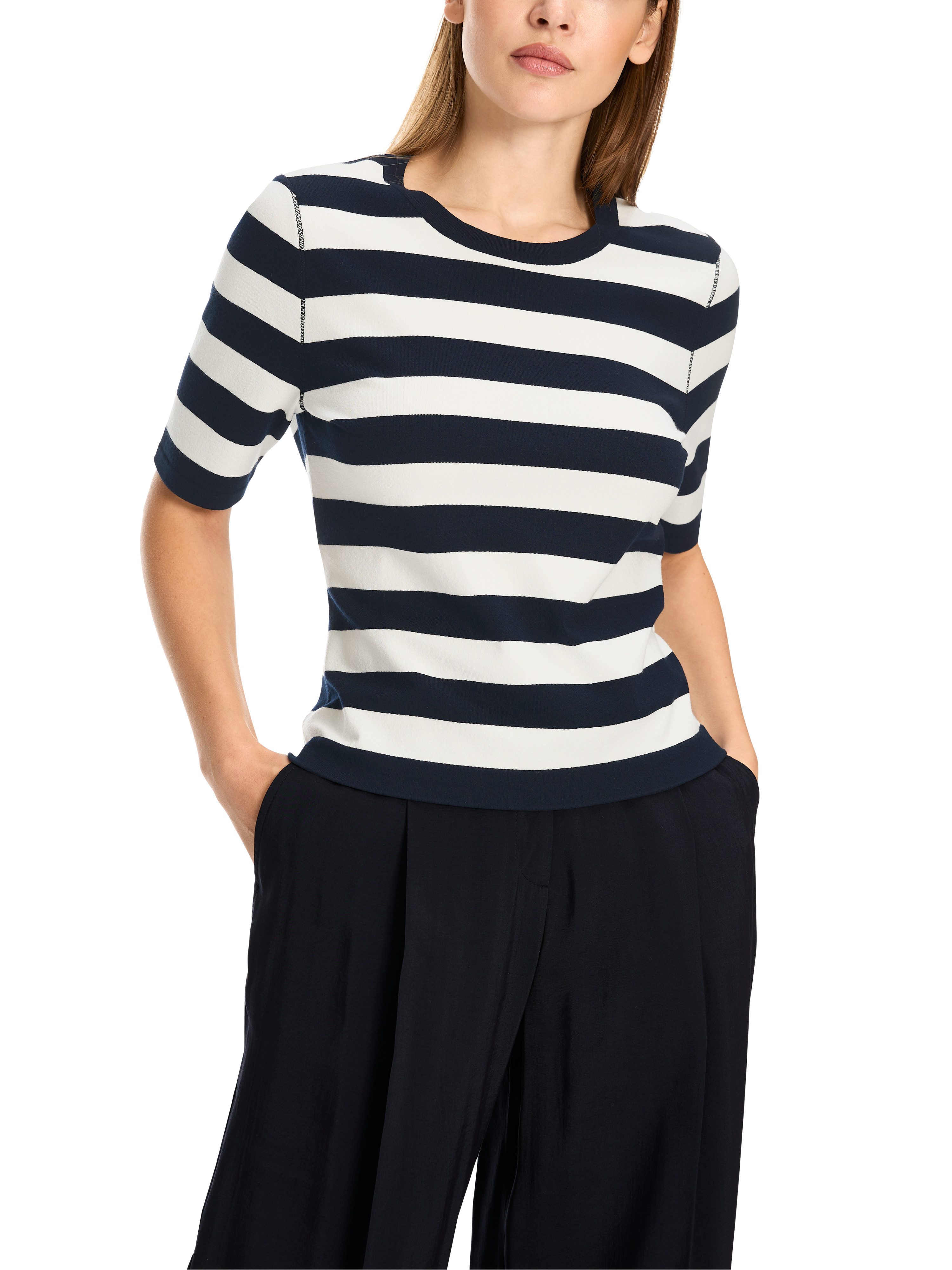 Rundhalspullover "Noble Neutrals" Premium Damenmode