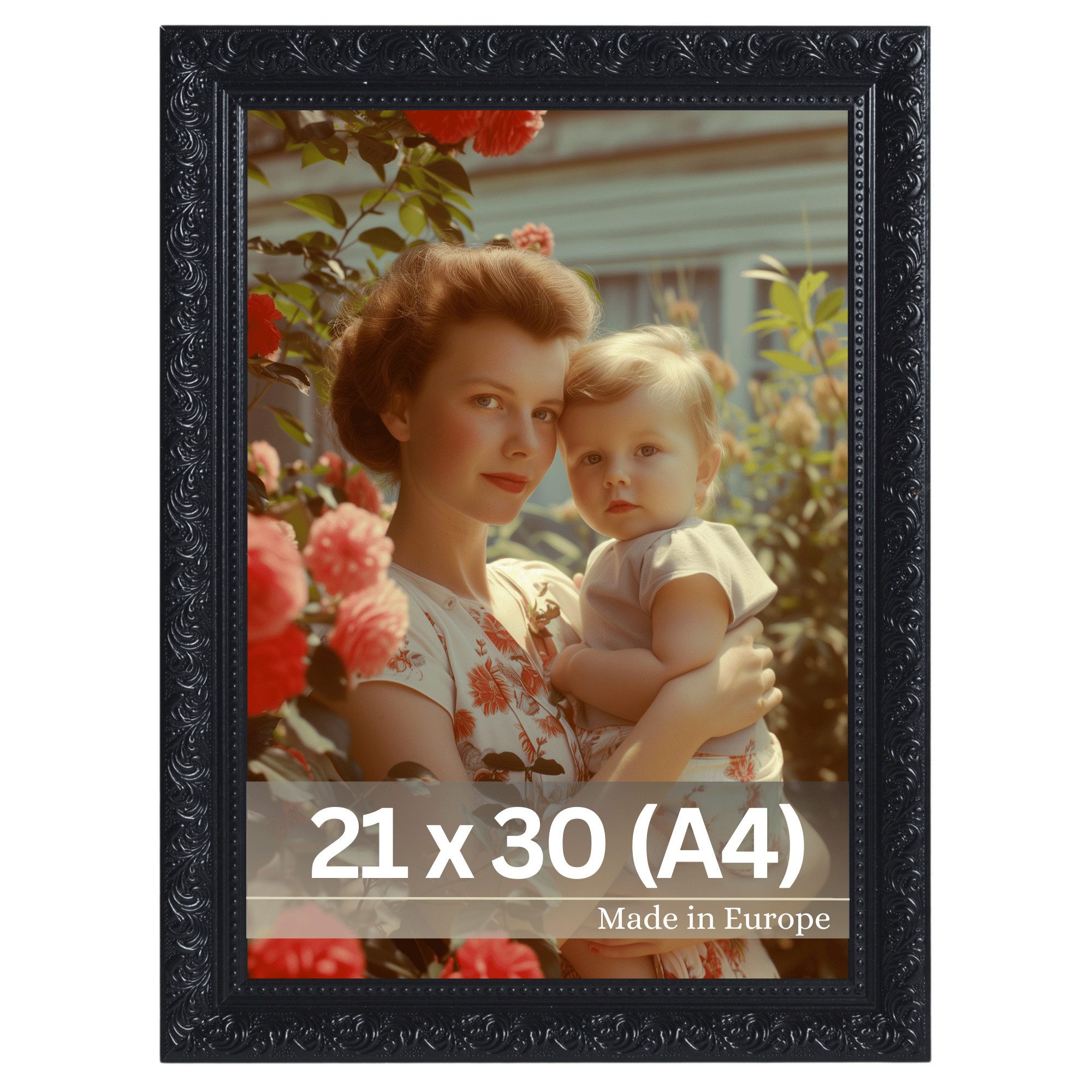 Victor (Zenith) Bilderrahmen Rubens, Bilderrahmen 21x30 cm Schwarz A4, Bild günstig online kaufen