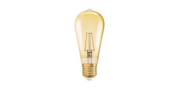Osram LED-Leuchtmittel LED Vintage 1906 Lampe E27 2.5W Glühbirne Warmweiß [4er], E27, 4 St., Extra Warmweiß, Lange Lebensdauer,Vintage-Retro-Stil,Energiesparend,2400K