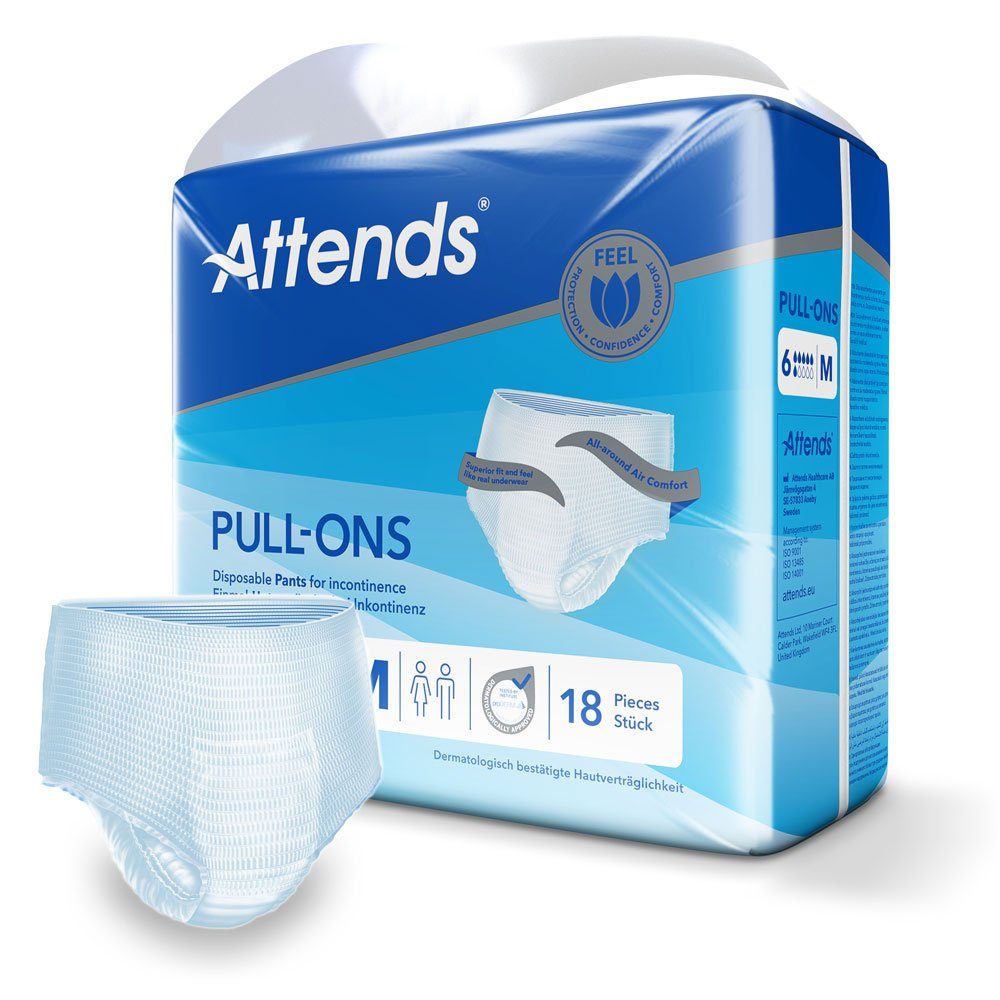 Attends GmbH Inkontinenz-Pants Attends Pull-Ons 6 M (1x18 Stück)