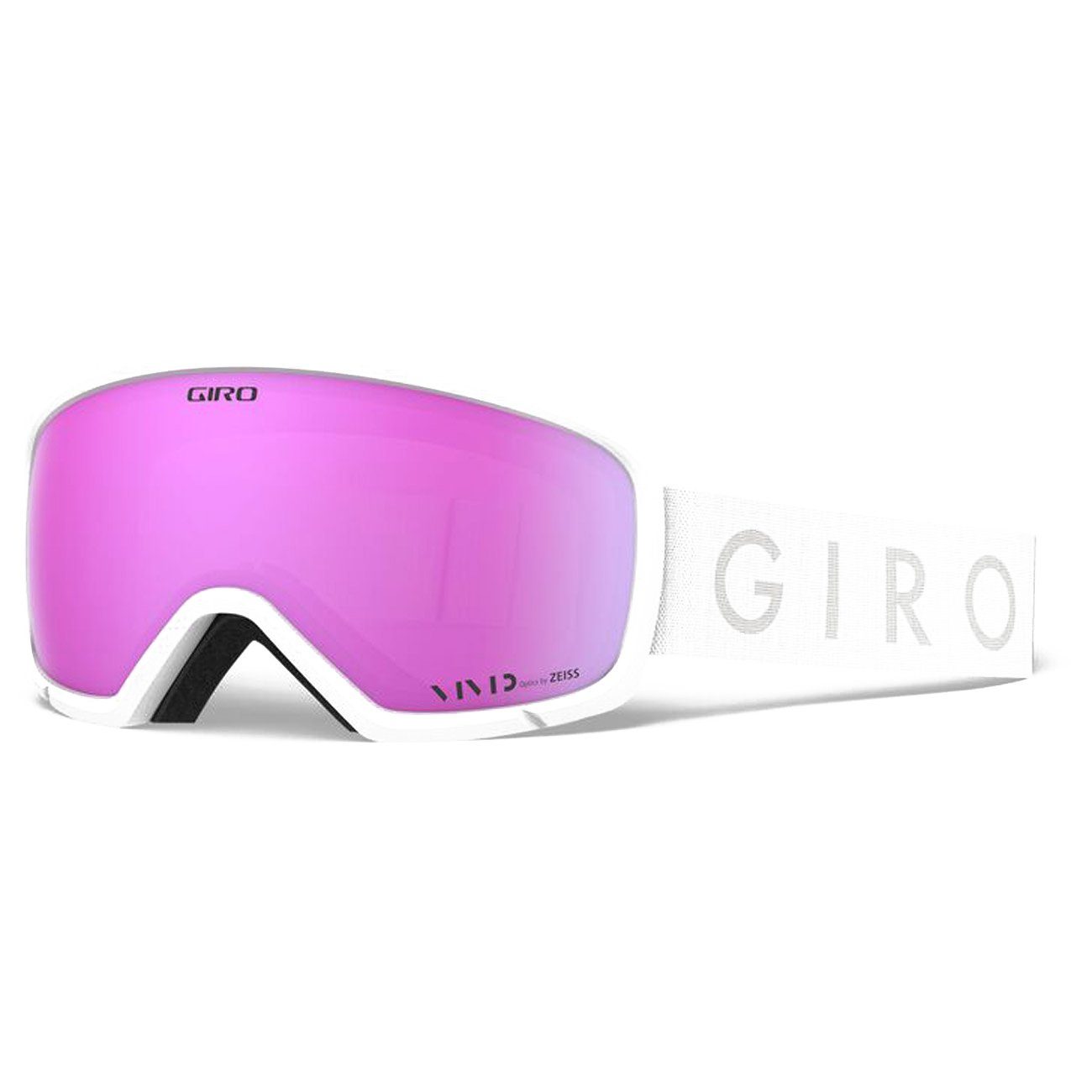 Snowboardbrille, Millie pink light vivid white Giro core