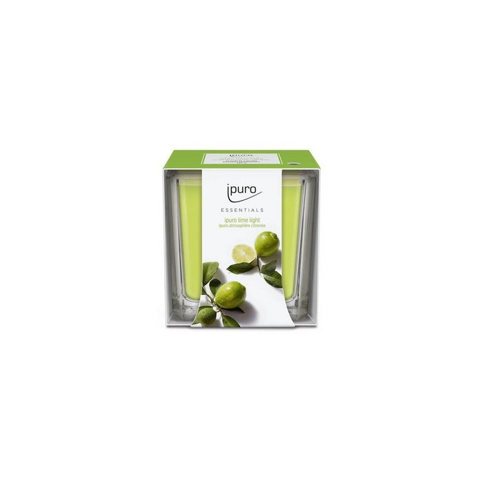 IPURO Duftkerze ESSENTIALS Duftkerze Lime Light (Packung)