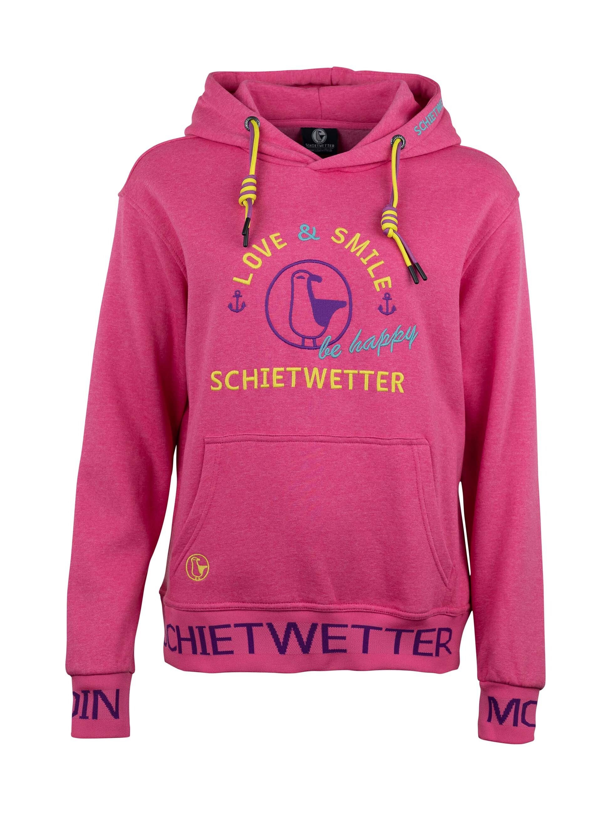 Schietwetter Kapuzenpullover Damen Hoodie "Marie Meersalz" günstig online kaufen