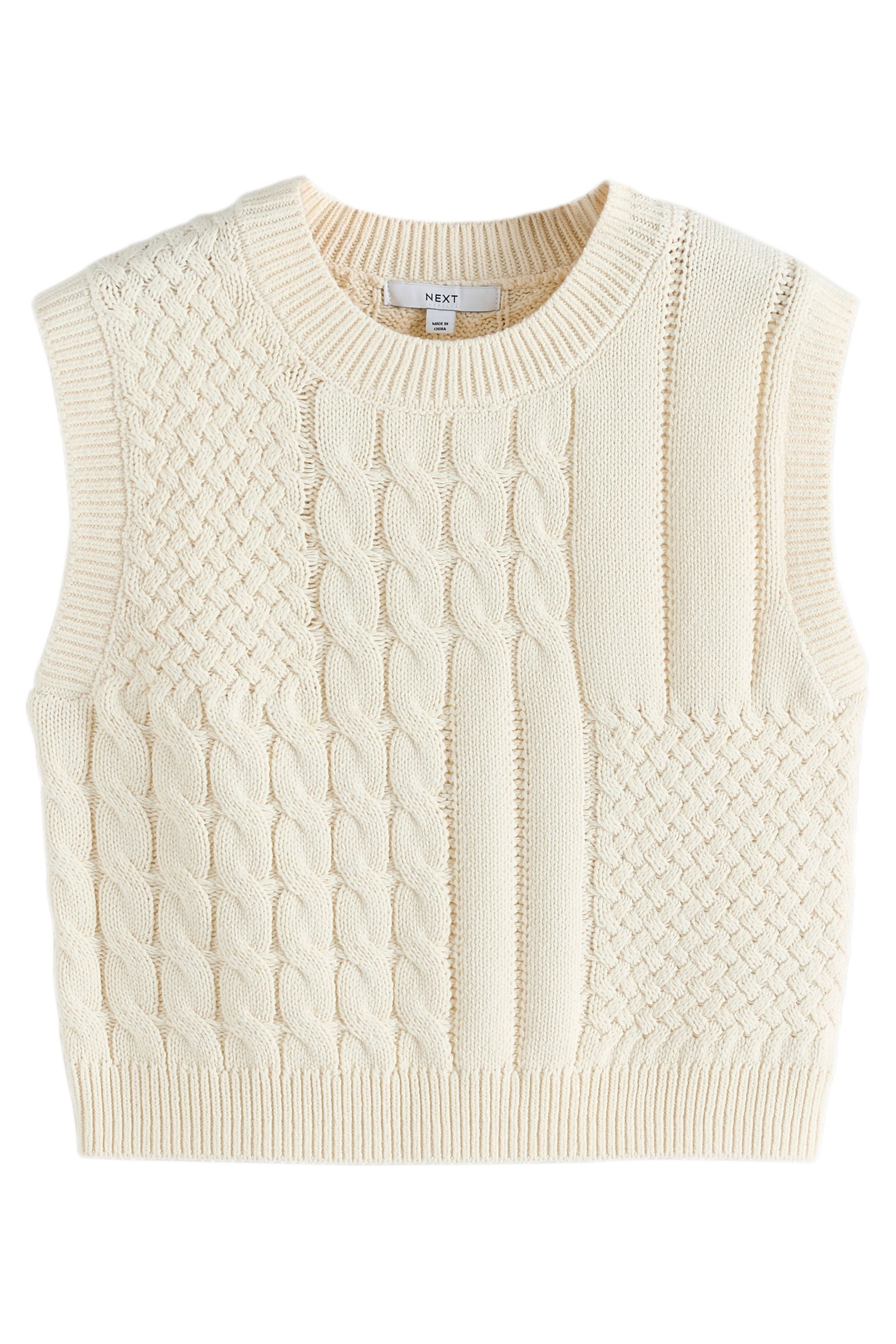 Next Stricktop Tanktop mit Zopfmuster (1-tlg)