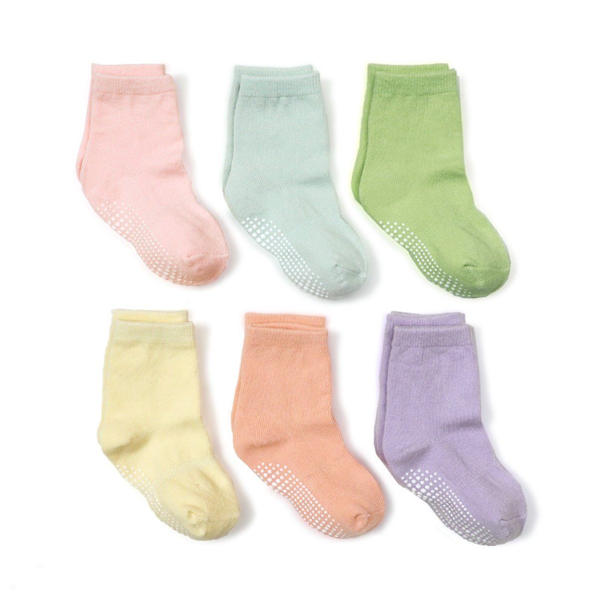 DEBAIJIA Basicsocken 6 Paar Baby Ankle Socken Kleinkinder Baumwolle 0-5 Jahre