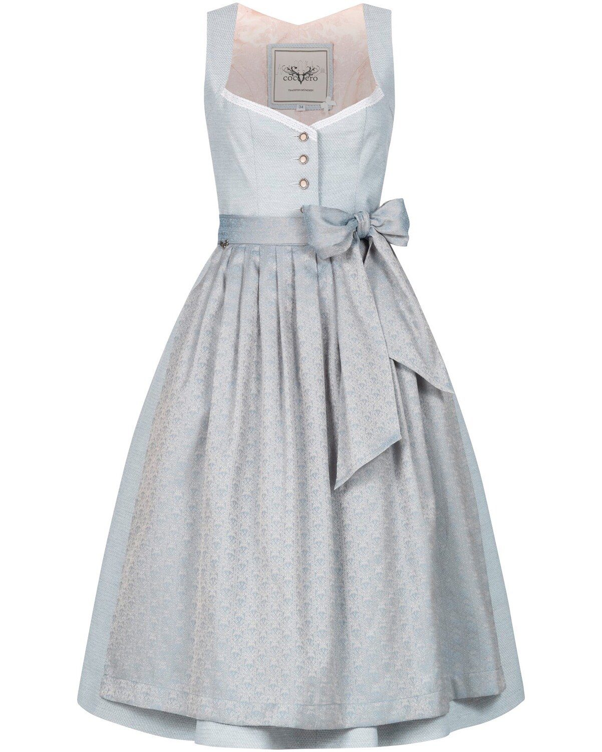 Oktoberfest Dirndl Komplettset Damen - Inklusive Bluse Midi Lang Gr. S-XXXL 2025