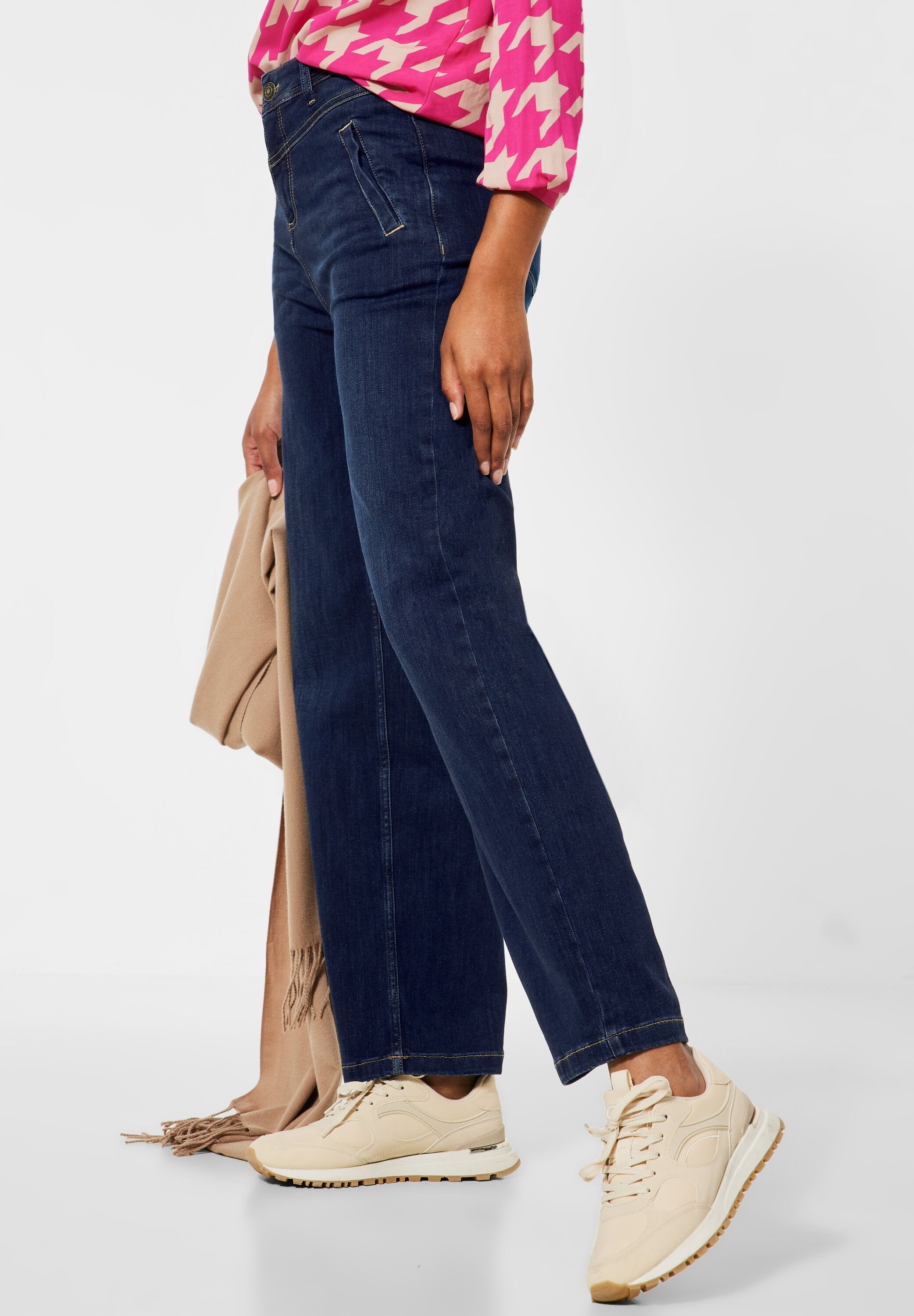 STREET ONE Weite Jeans High Waist | Weite Jeans