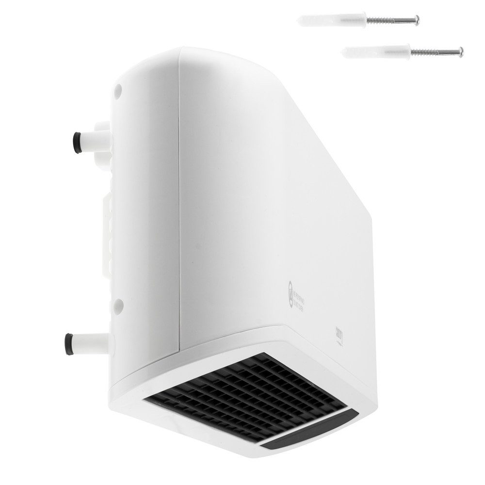 Camry Heizlüfter CR 7753 Luftschleier-Heizgerät Wandmontage mit Fernbedienung, 2000 W, Kaltluftfunktion, Fensteröffnungserkennung, Bad Flur Büro Wohnraum