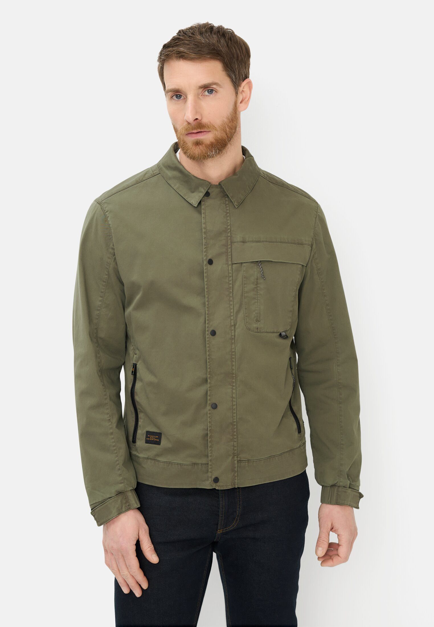 Blouson mit Innentaschen Langarm
