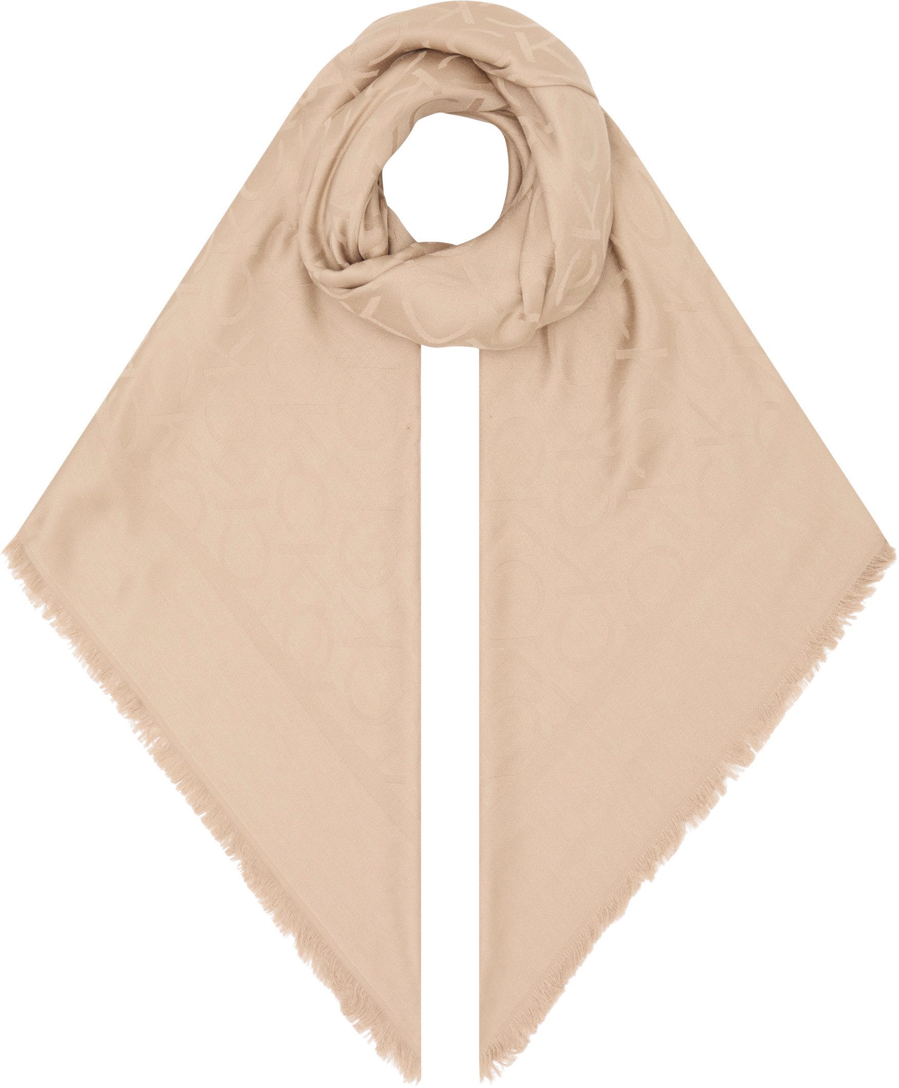 Calvin Klein Schal SHINY JACQUARD MONOGRAM günstig online kaufen