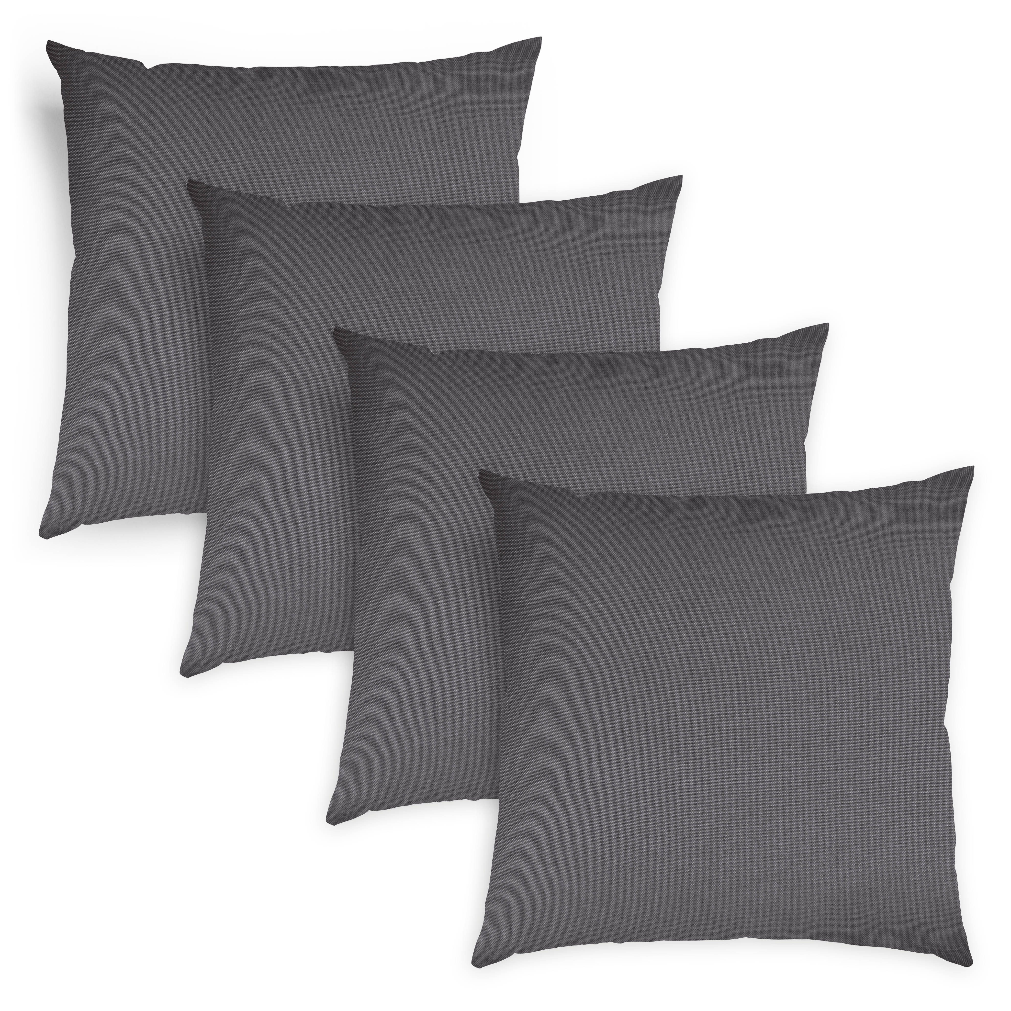 sleepling Sofakissen Zierkissen, (4 St., 4er Set), gemütliches Dekokissen aus robustem Polsterstoff, 40 x 40 cm