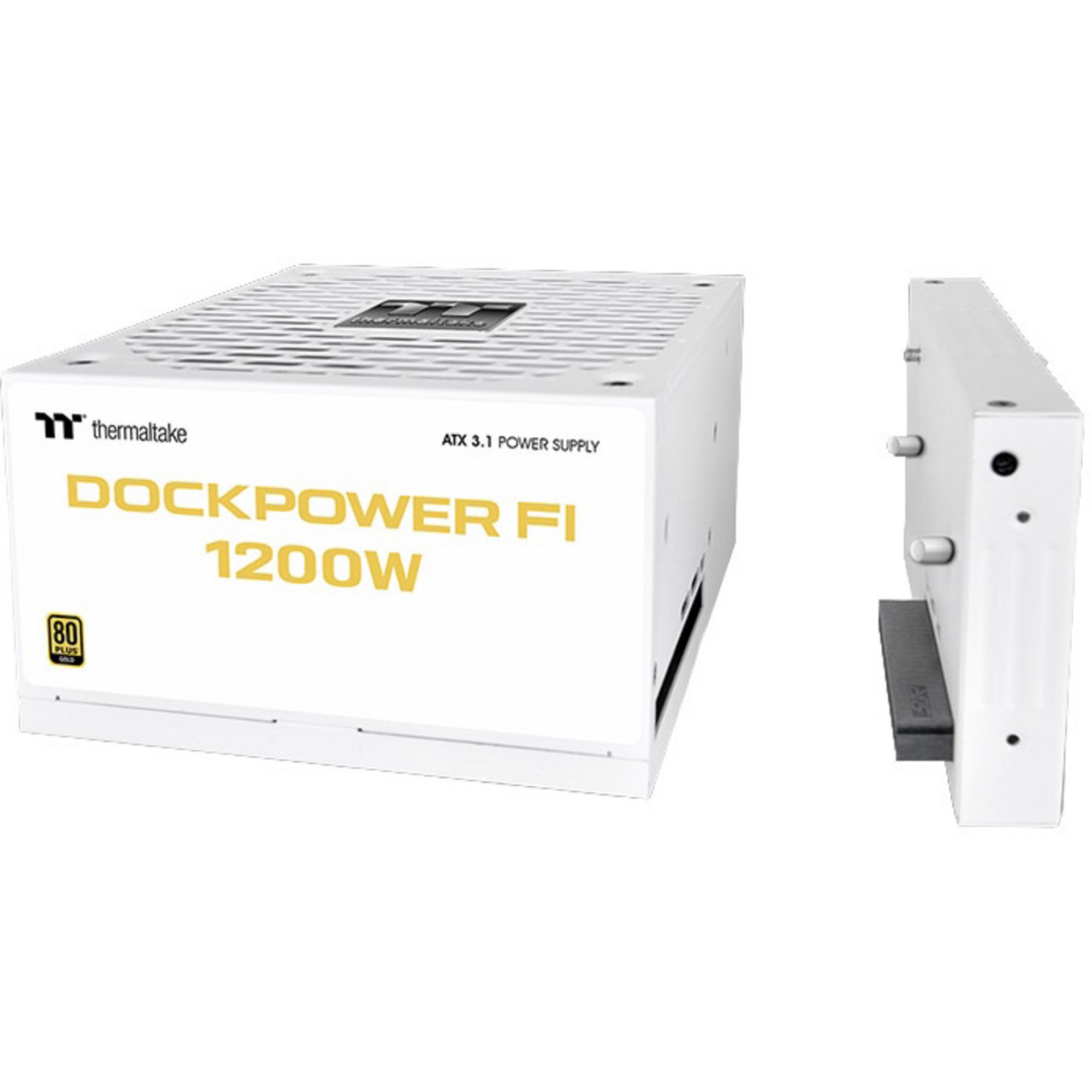 Thermaltake Thermaltake Dockpower FI 1200W Snow, PC-Netzteil, PC-Netzteil (80 PLUS Gold)
