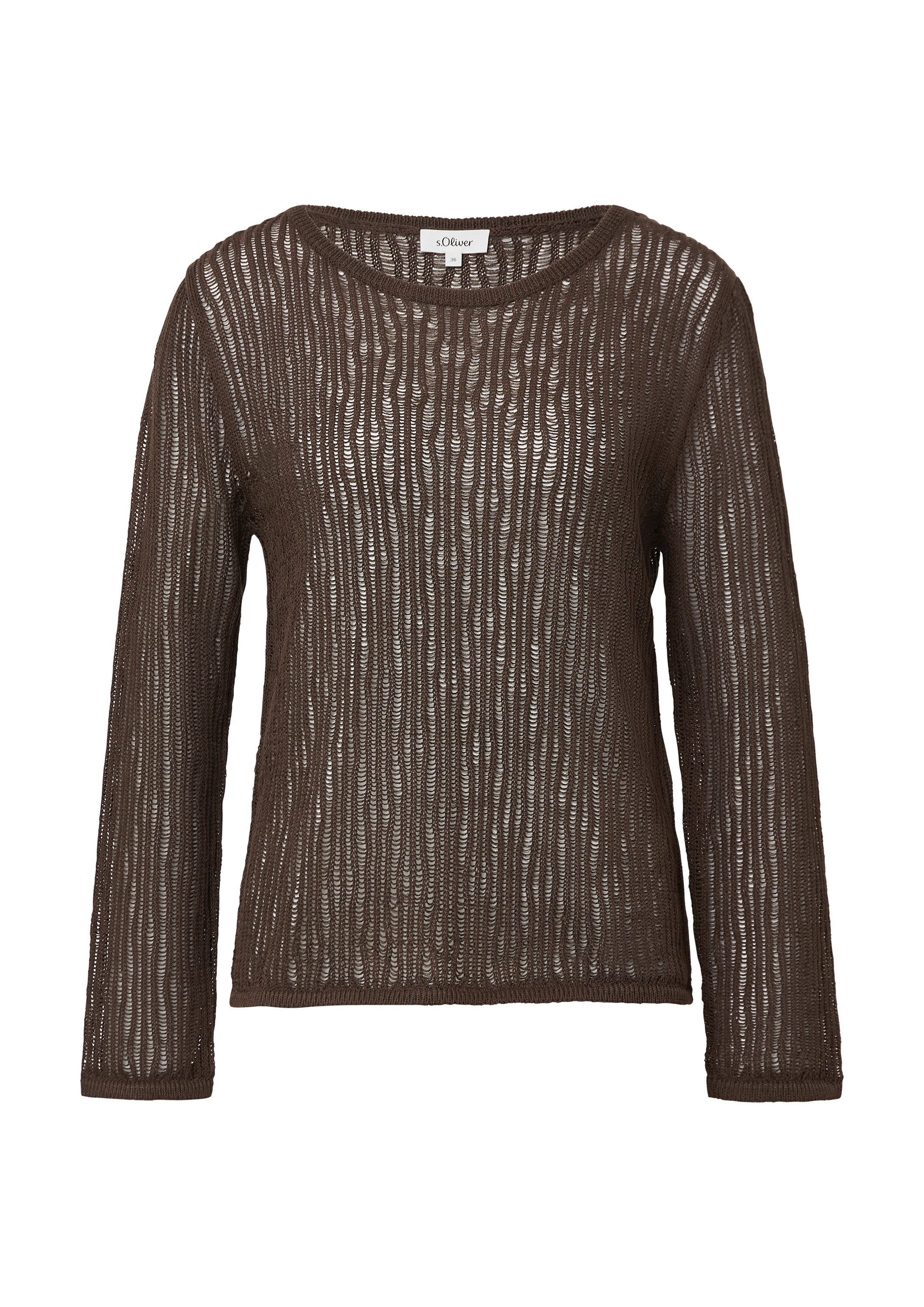 s.Oliver Longpullover Strickpullover (1-tlg) günstig online kaufen