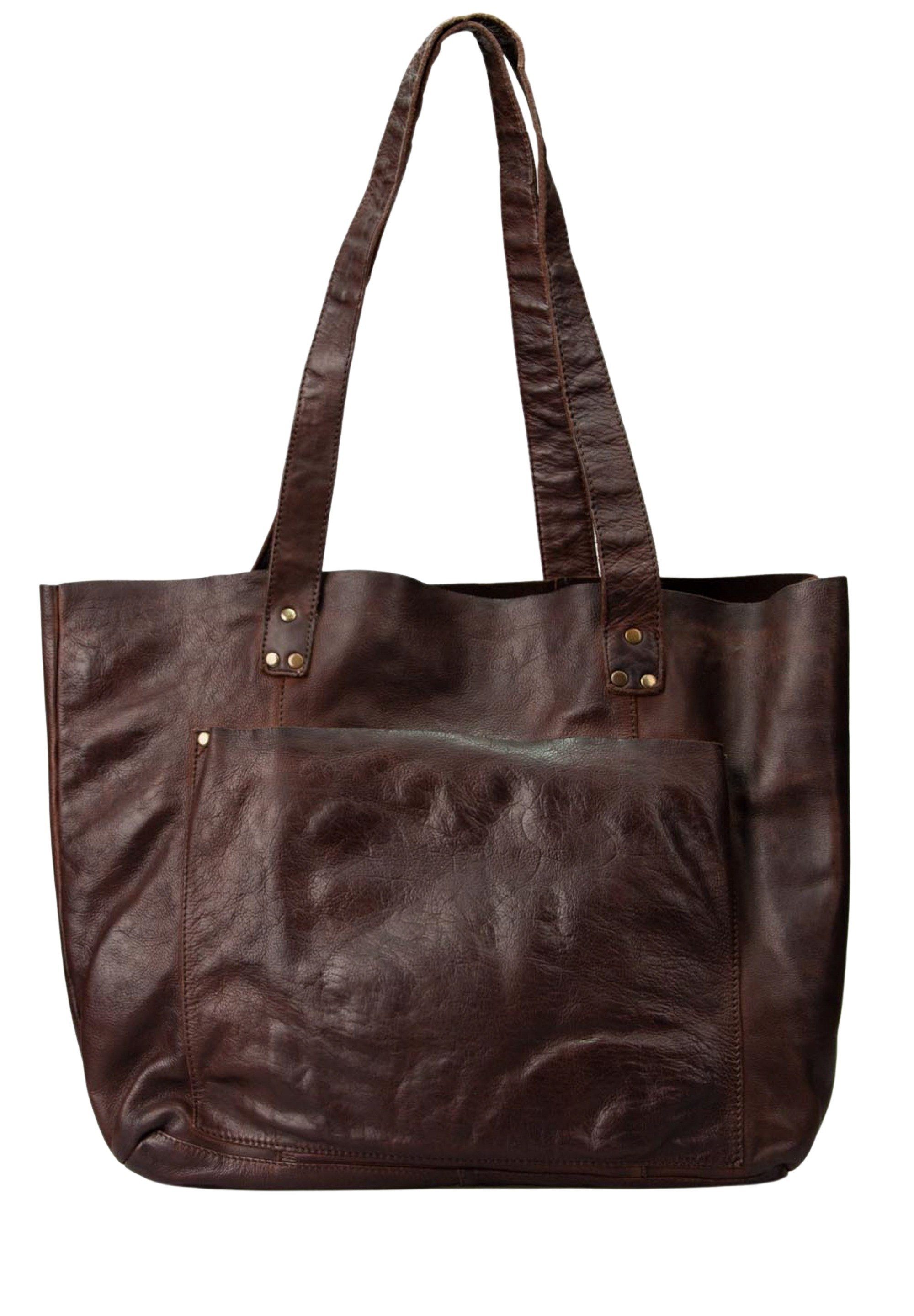 MONTANA Shopper Amber, Metalaccessories brown