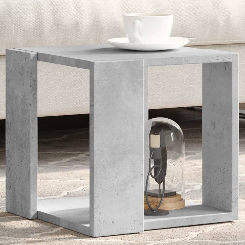 furnicato Couchtisch Betongrau 32x32x30 cm Holzwerkstoff günstig online kaufen