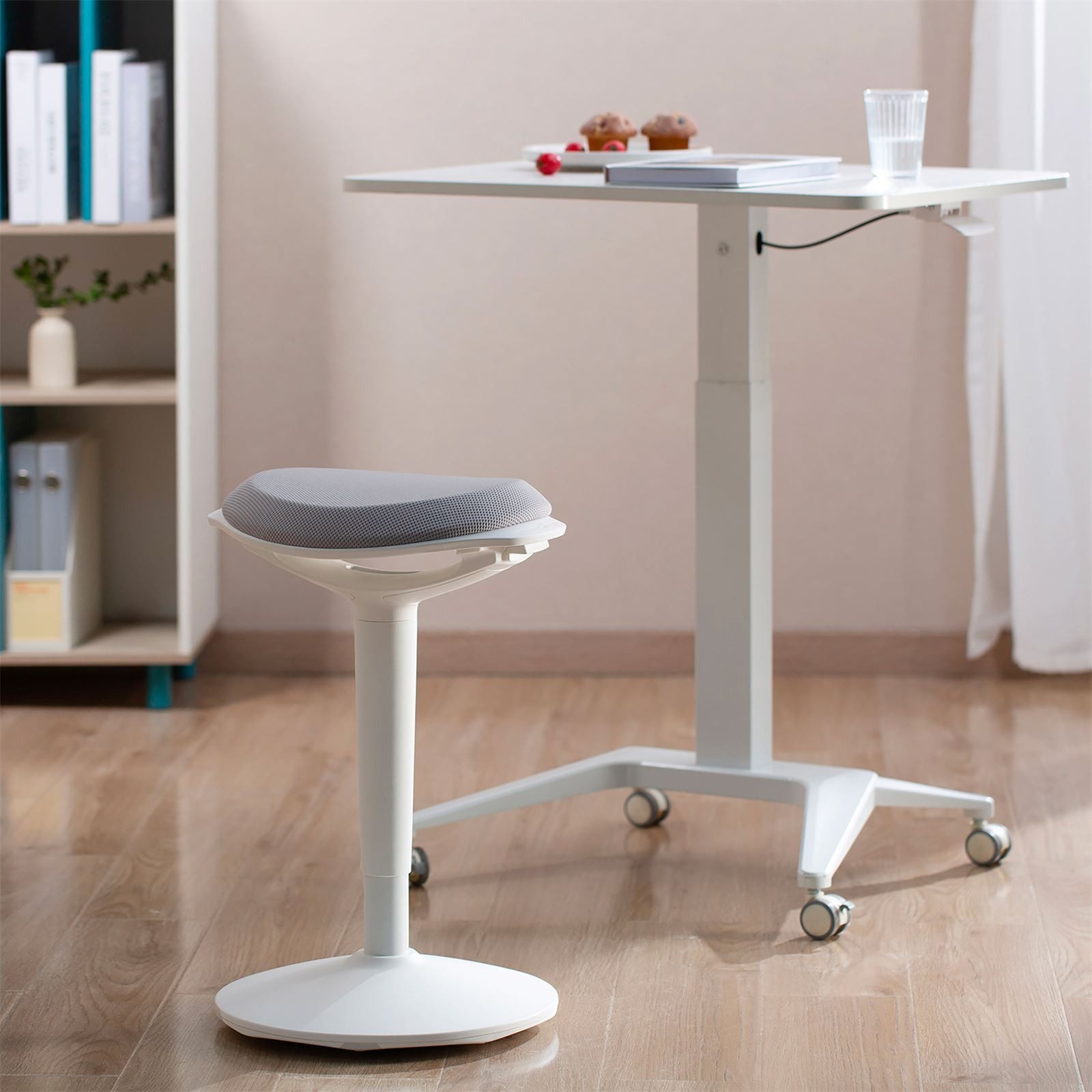 CARO-Möbel Sitzhocker ASTORIA, Bürohocker ASTORIA ergonomisch drehbar günstig online kaufen