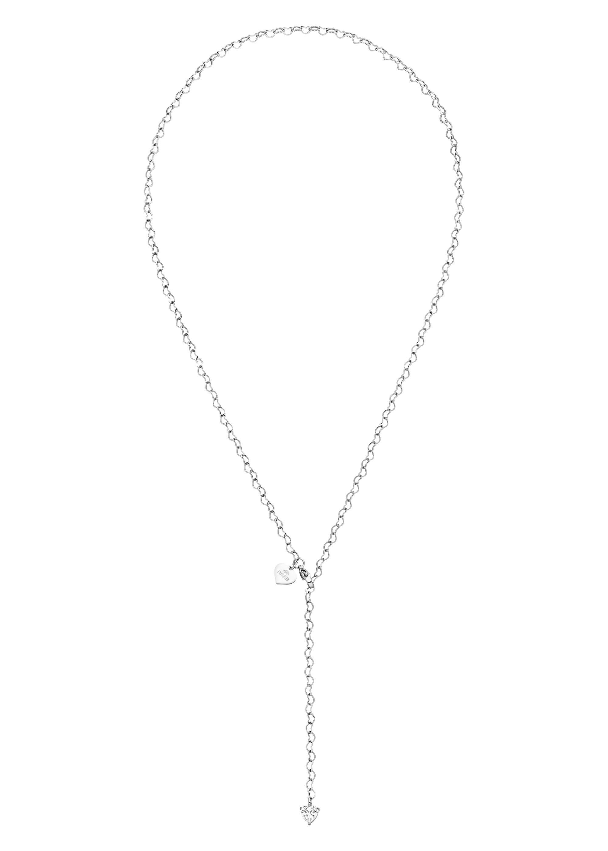 PURELEI Sidecross Kette Basic – Wasserfester Edelstahlschmuck Verstellbar 40/45 Cm In Gold & Silber
