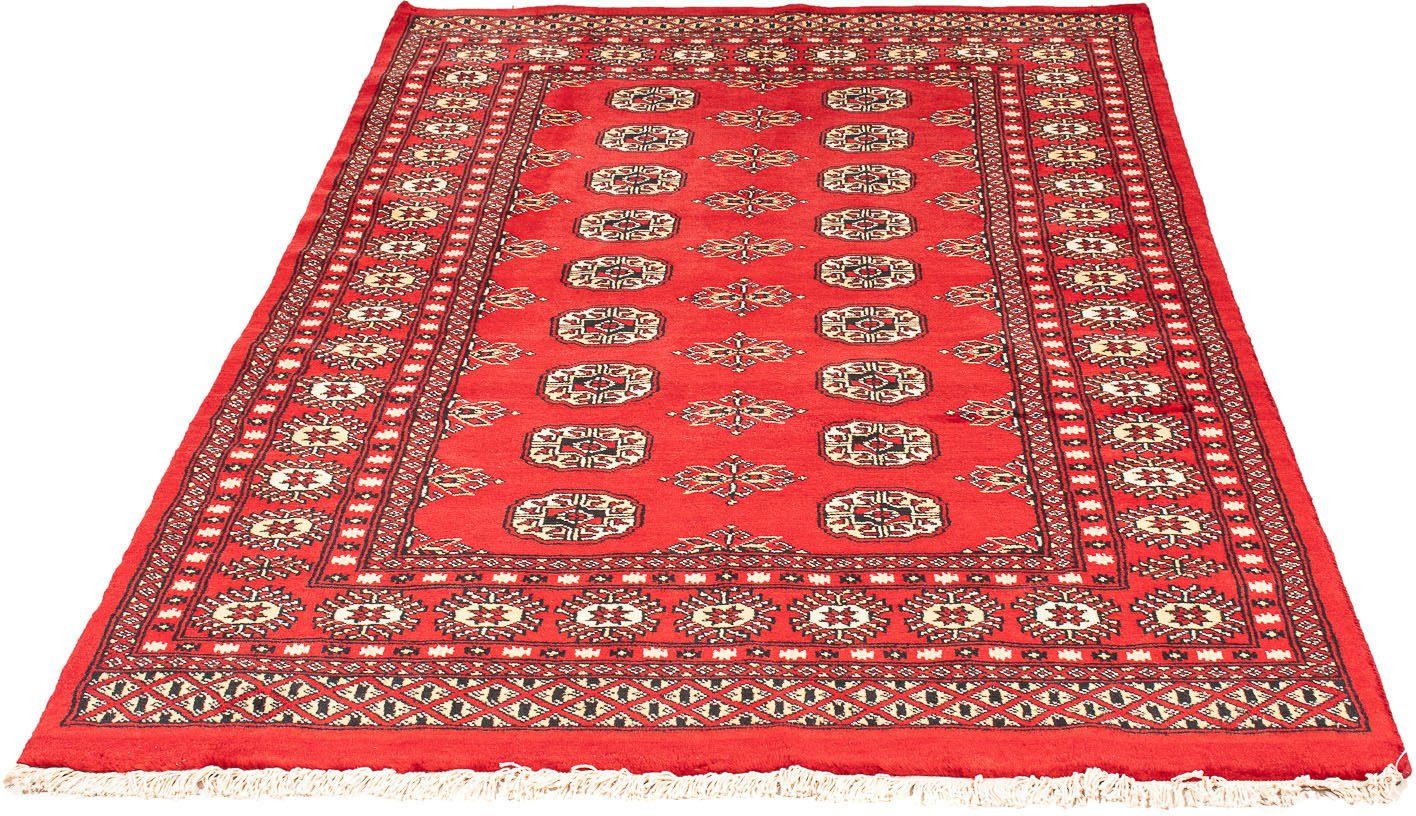 Orientteppich Pakistan - 183 x 118 cm - rot, morgenland, rechteckig, Höhe: 6 mm, Wohnzimmer, Handgeknüpft, Einzelstück mit Zertifikat