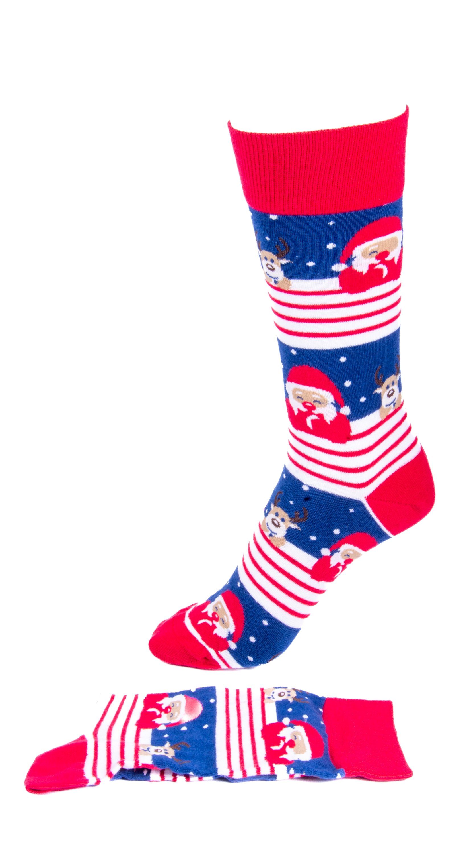 Merci Socken Weihnachtsmotiv mit Pack süßem 3er