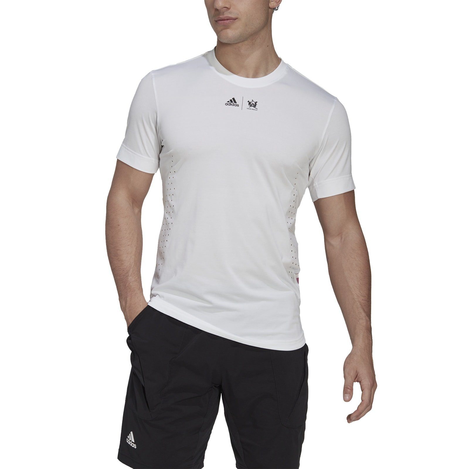 adidas Performance T-Shirt New York Printed Tee weiss Herren