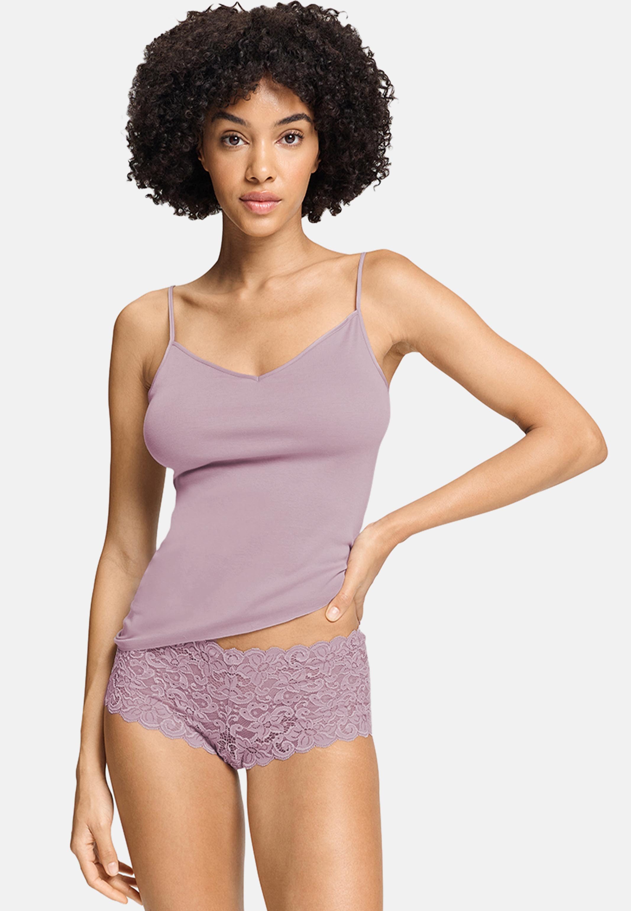Hanro Unterhemd Cotton Seamless (1-St) Spaghetti Top - Baumwolle - Atmungsaktiv - Angenehm auf der Haut