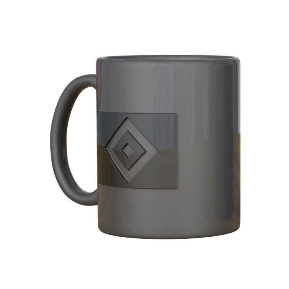 VertriebsArena GmbH HSV Tasse Relief grau, Steinzeug