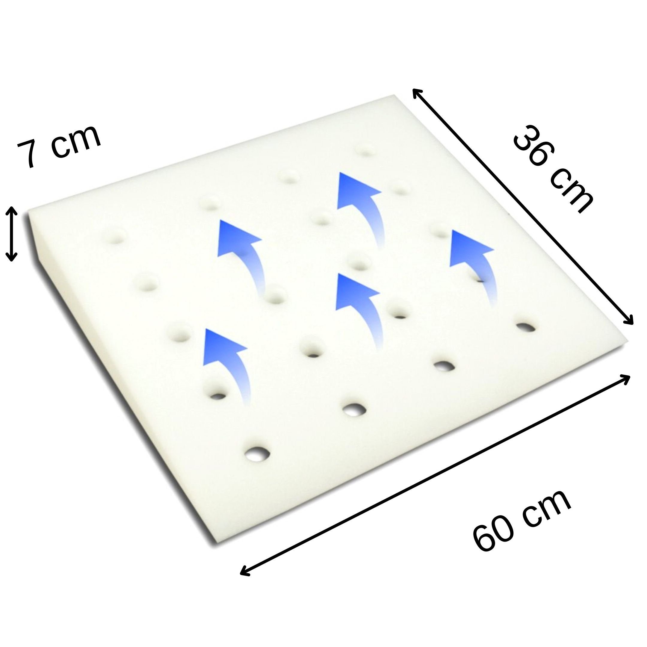 Zaffiro Keilkissen Baby Stützkissen Keilkissen 60x36x7 günstig online kaufen
