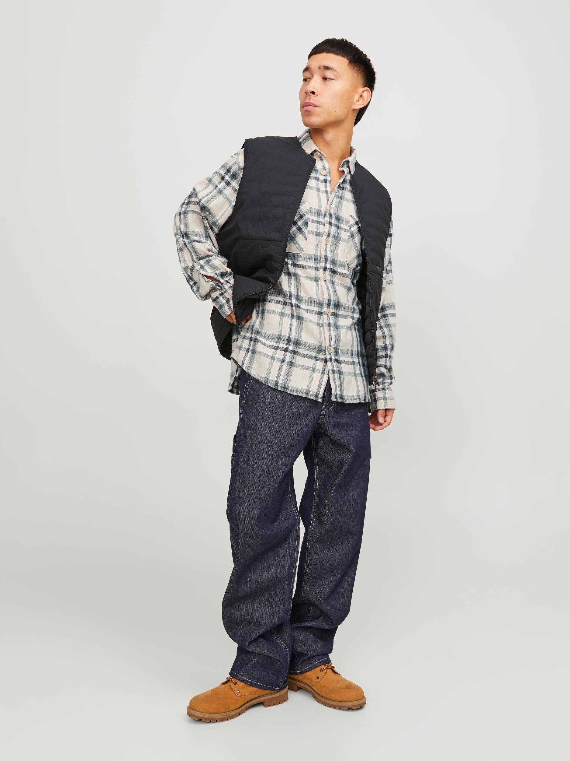 Jack & Jones Langarmhemd JJEMICHAEL OVERSHIRT LS SN