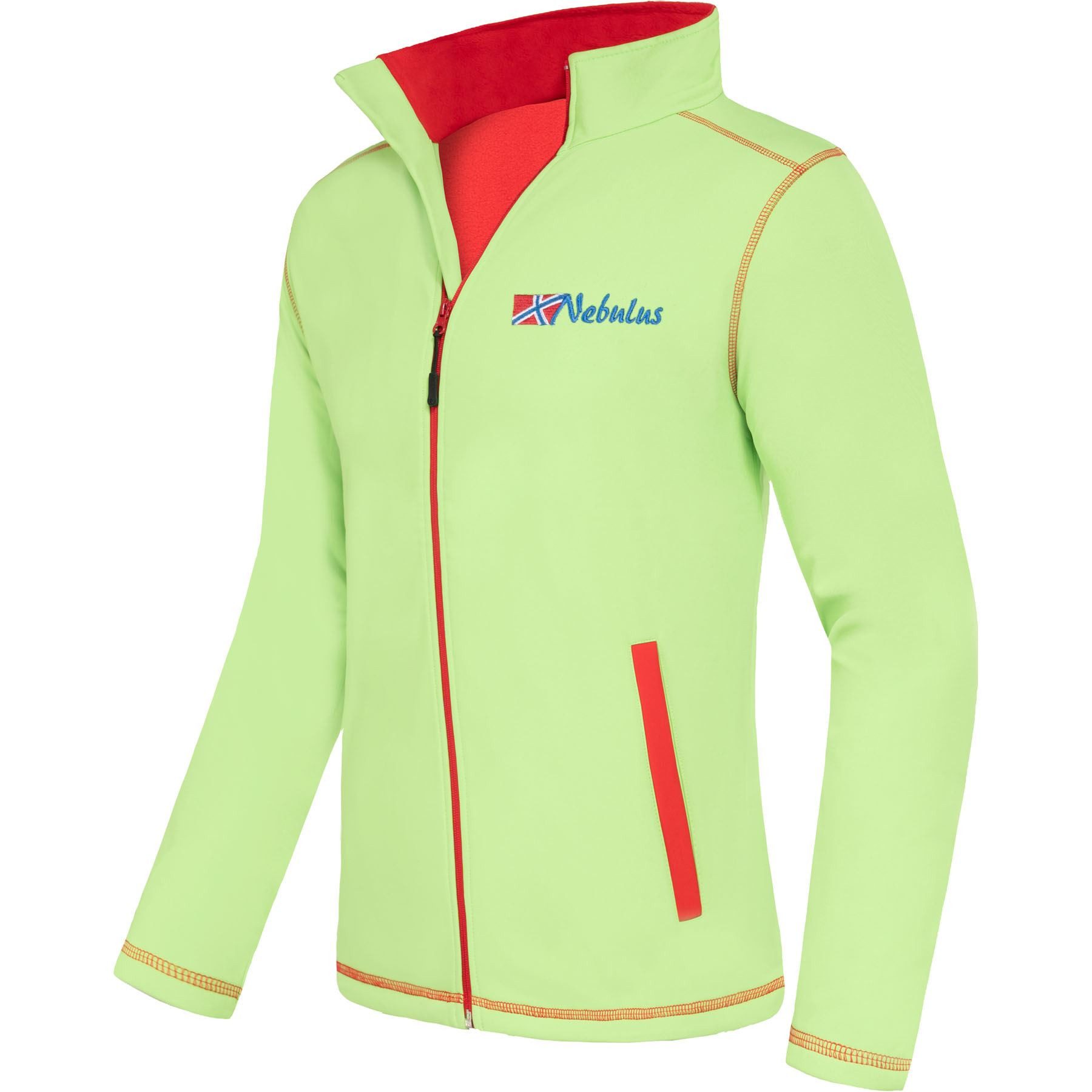 Softshelljacke TROPIC, P5558 - Herren, lime-rot, L